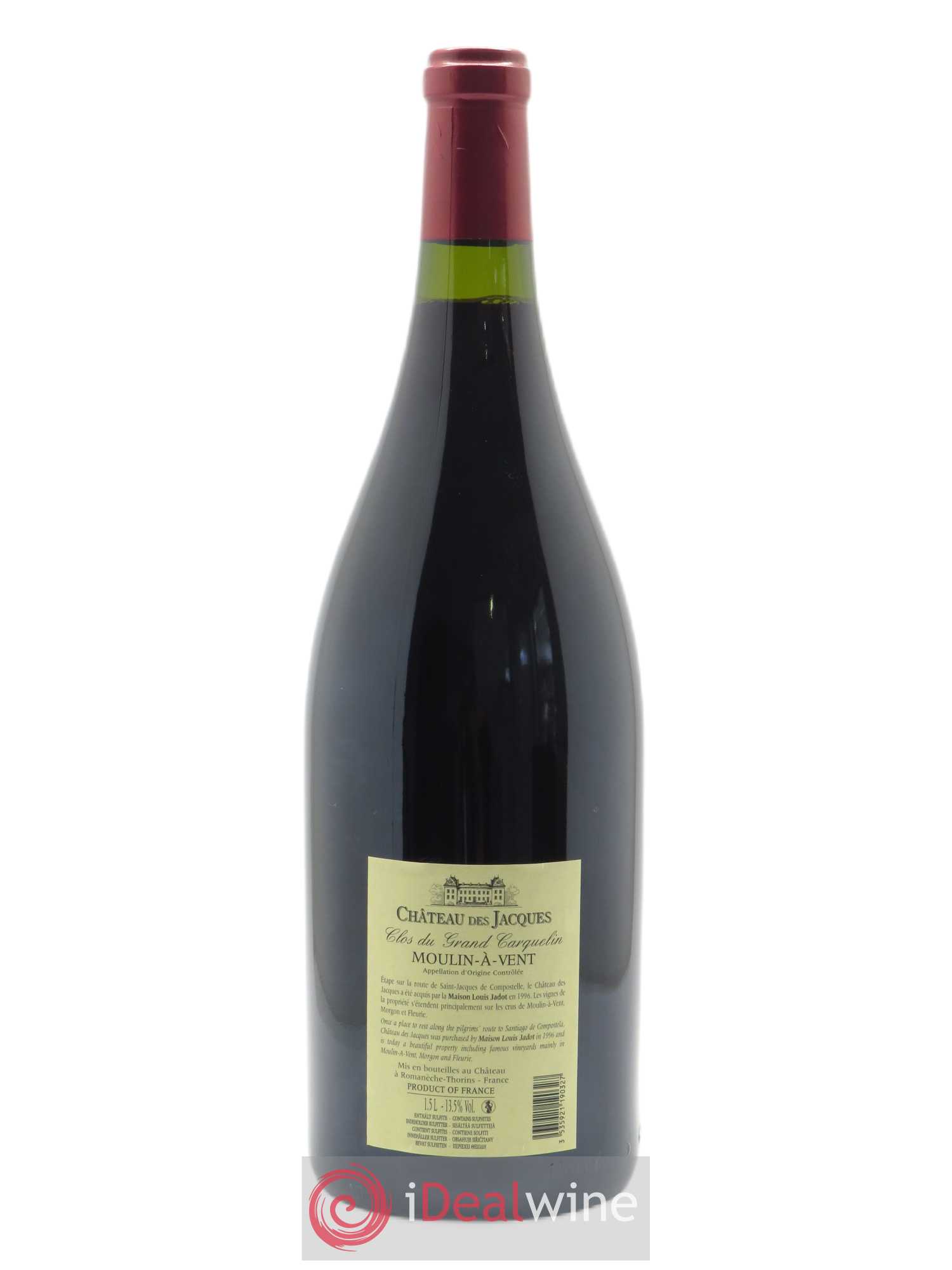 Moulin-à-Vent Clos du Grand Carquelin Château des Jacques 2016 - Lot de 1 magnum - 1