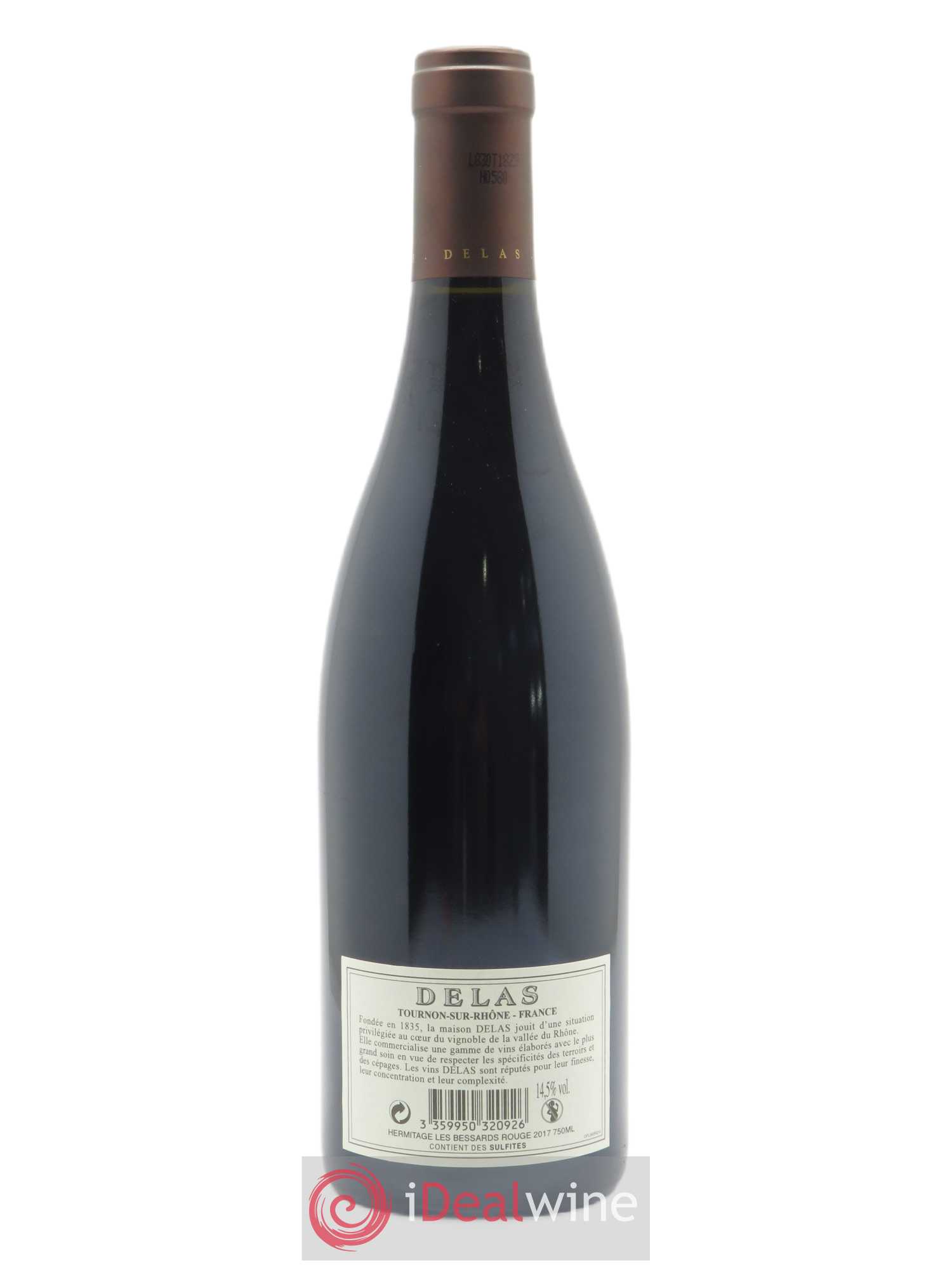 Hermitage Les Bessards Delas Frères 2017 - Lot of 1 bottle - 1