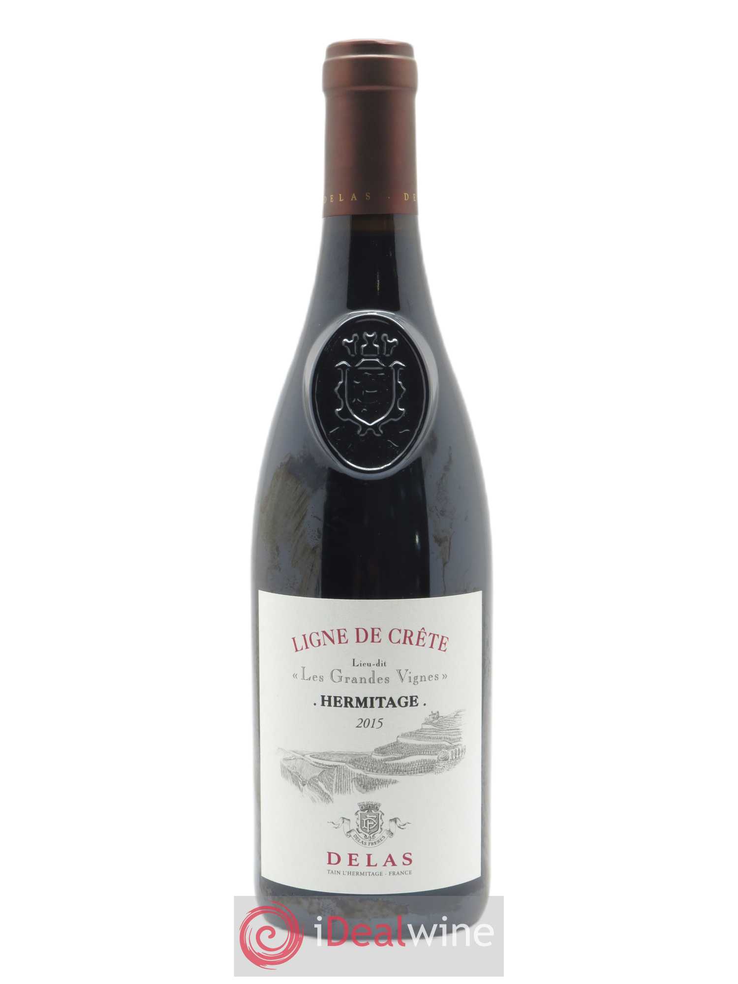 Hermitage Ligne de Crête Les Grandes Vignes Delas Frères 2015 - Lot de 1 bouteille - 0