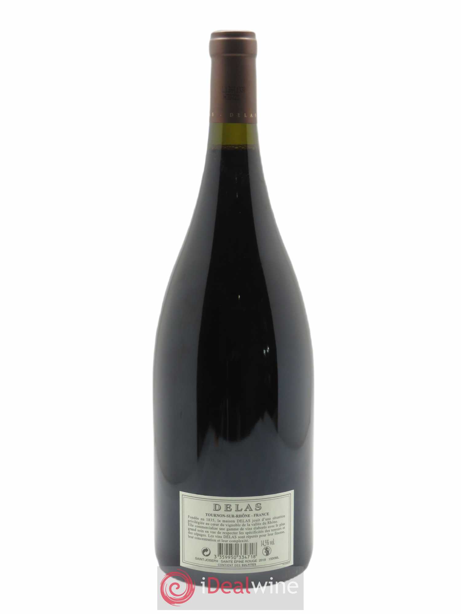 Saint-Joseph Sainte-Epine Delas Frères 2018 - Lot of 1 magnum - 1