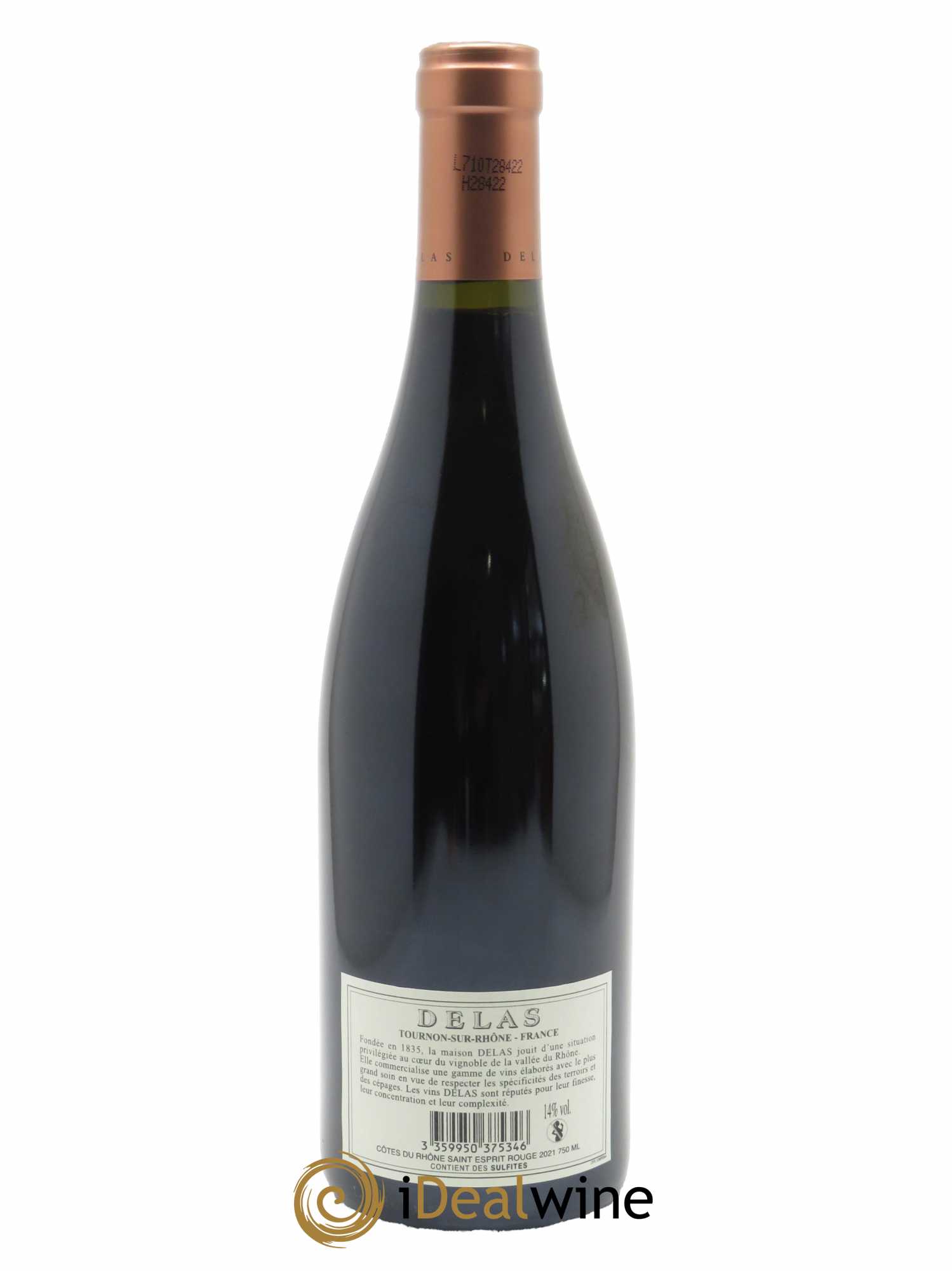 Côtes-du-Rhône Saint Esprit Delas Frères 2021 - Lot of 1 bottle - 1