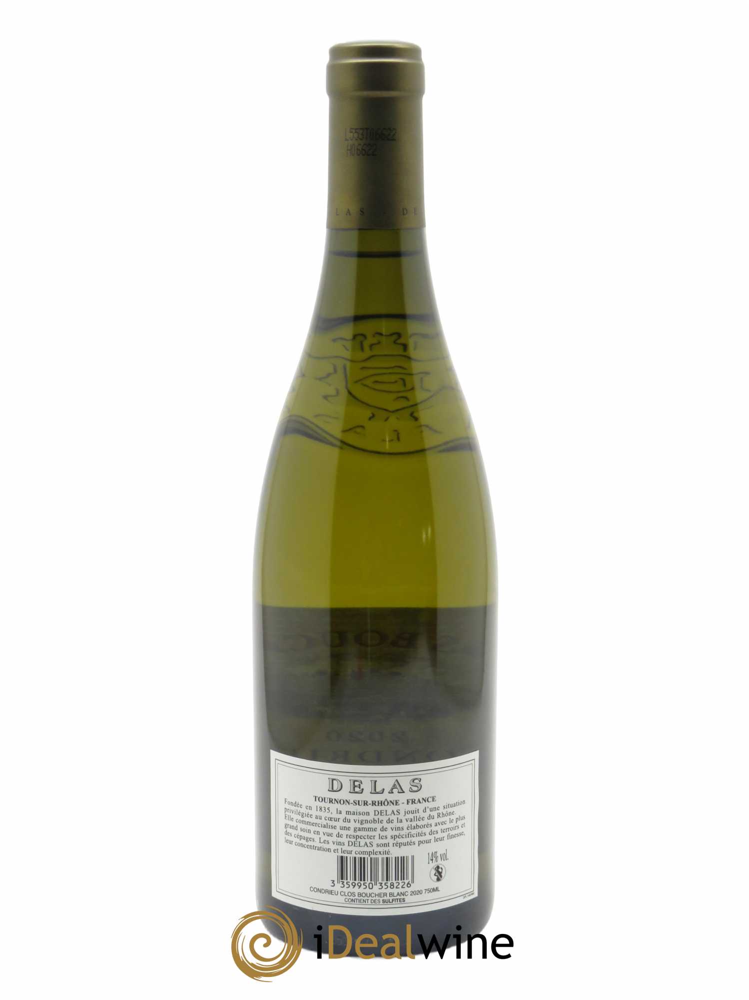 Condrieu Clos Boucher Delas Frères 2020 - Lot of 1 bottle - 1