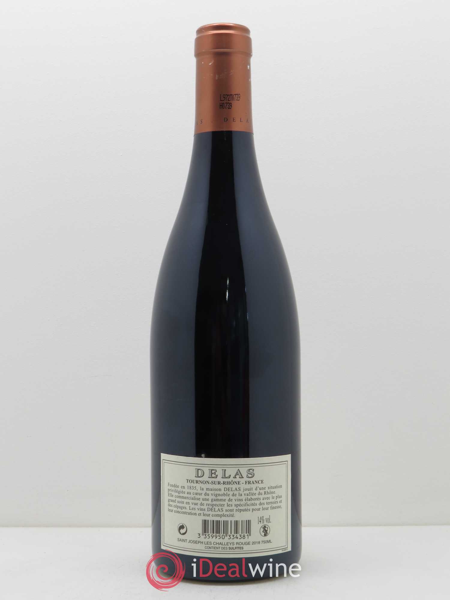 Saint-Joseph Les Challeys Delas Frères 2018 - Lot de 1 bouteille - 1
