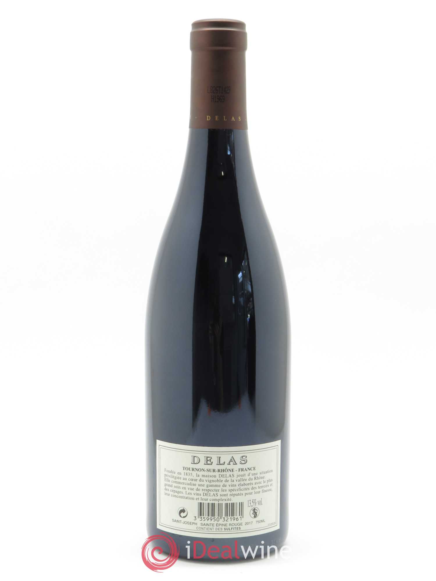 Saint-Joseph Sainte-Epine Delas Frères 2017 - Lot de 1 bouteille - 1