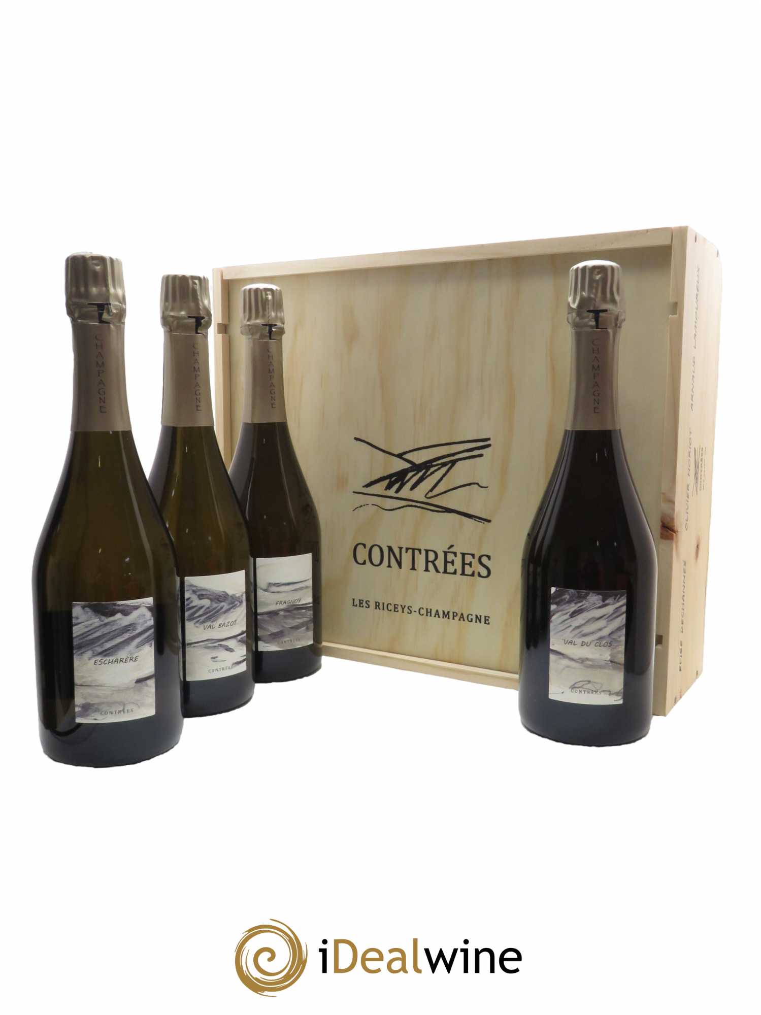 Coffret Contrées Olivier Horiot, Elise Dechannes et Mary Lamoureux 2010 - Lot of 1 bottle - 0