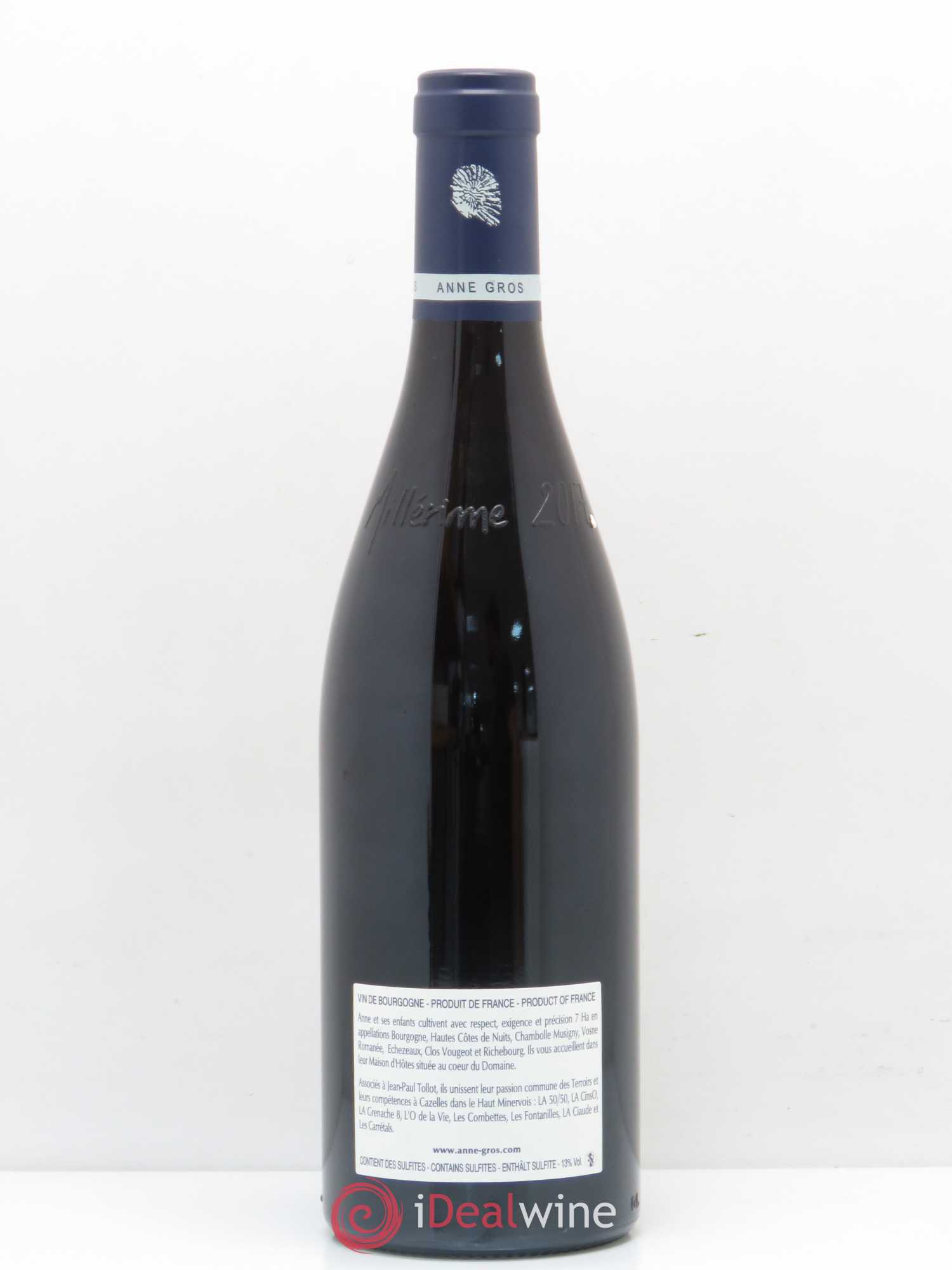 Richebourg Grand Cru Anne Gros 2017 - Lot de 1 bouteille - 1