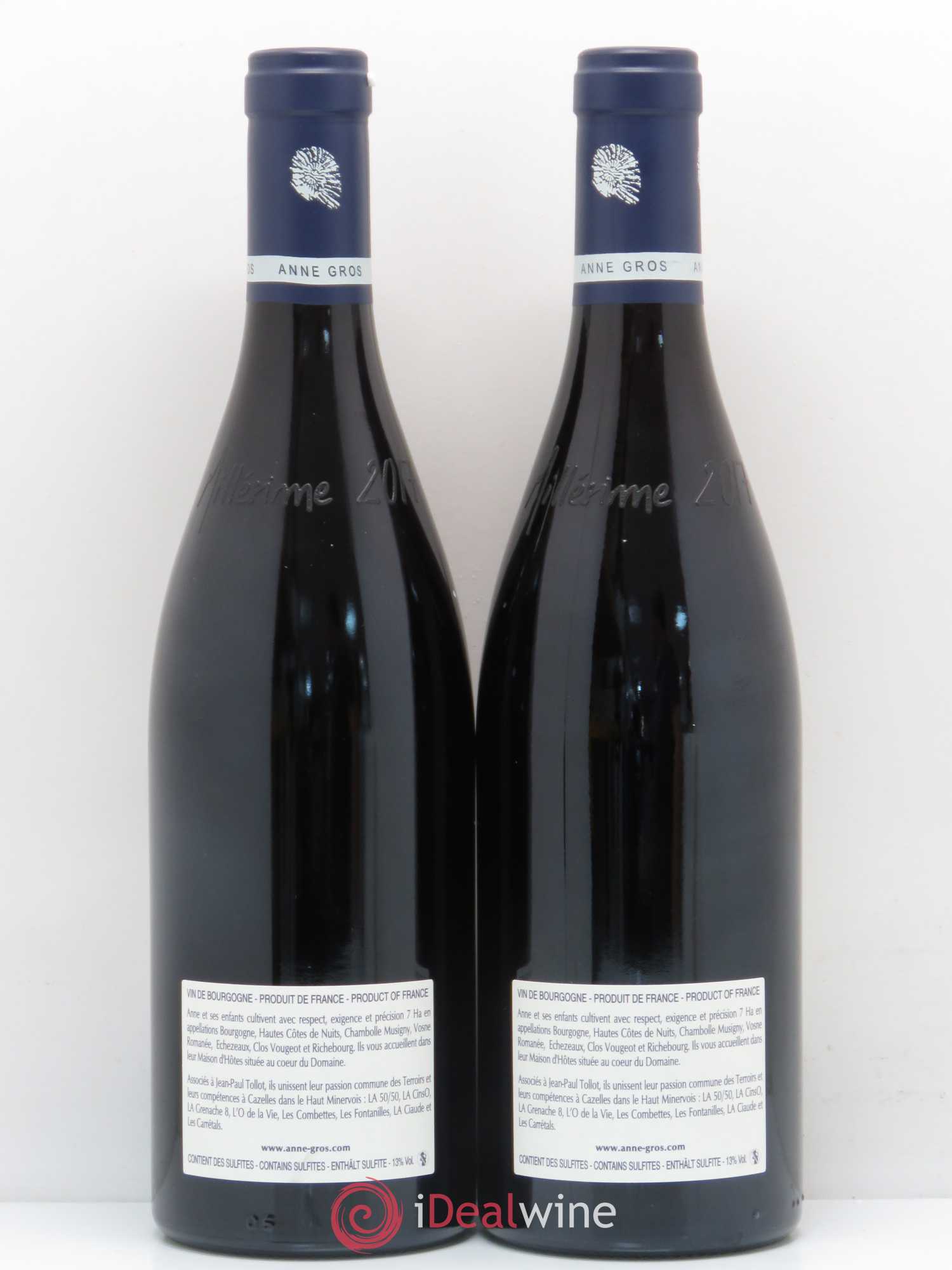 Echezeaux Grand Cru Les Loachausses Anne Gros 2017 - Lot de 2 bouteilles - 1