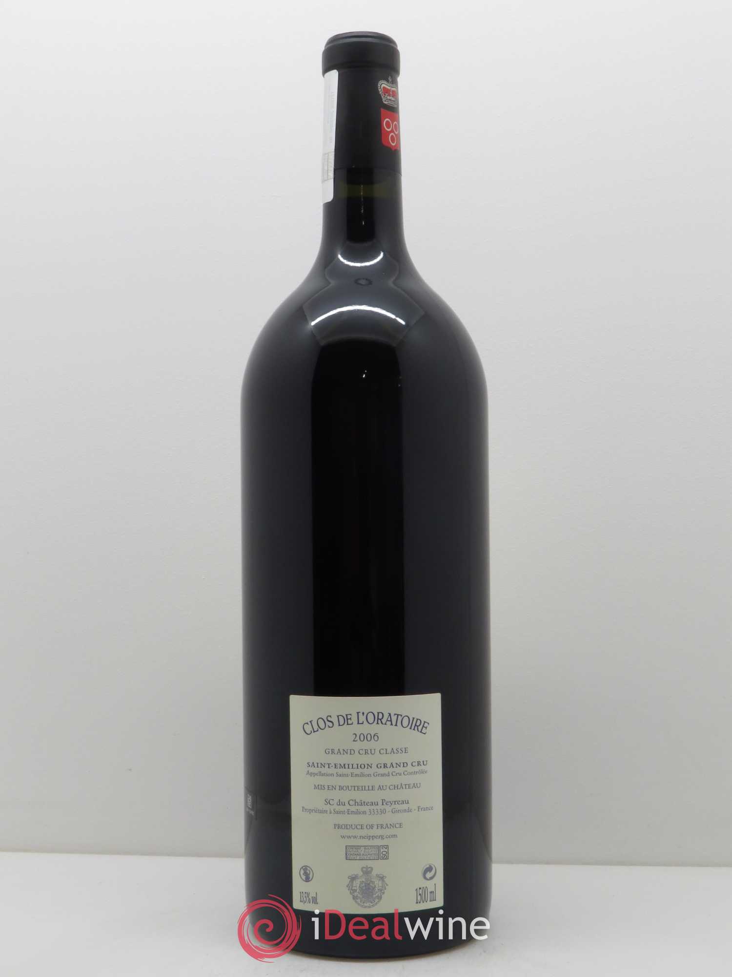Clos de l'Oratoire Grand Cru Classé 2006 - Lot of 1 magnum - 1