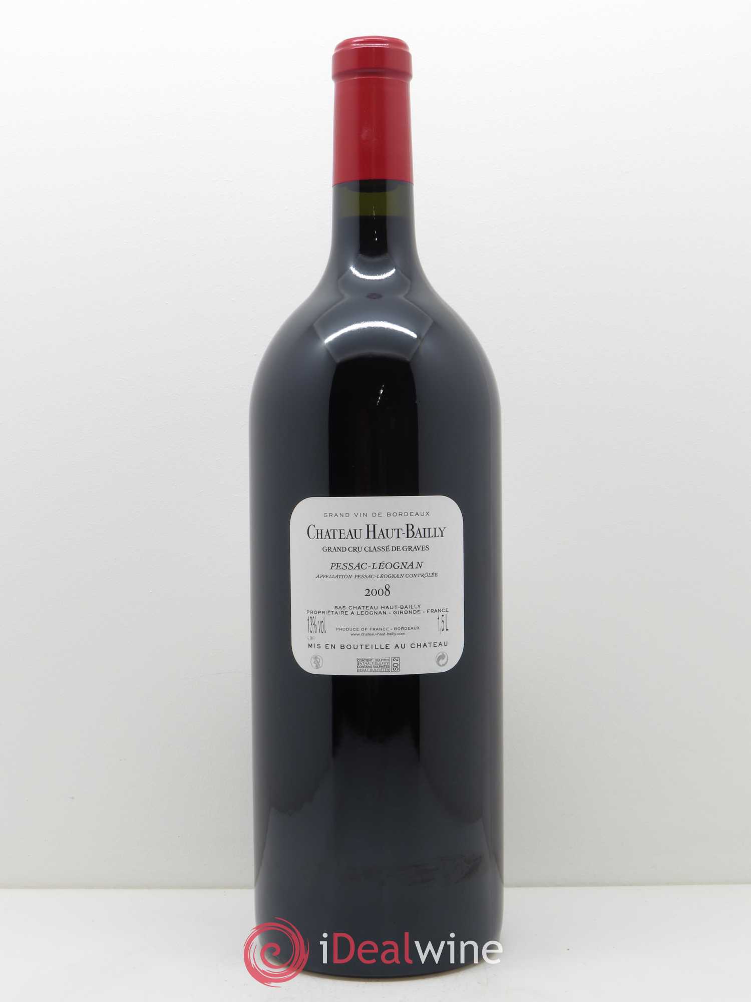 Château Haut-Bailly Cru Classé de Graves 2008 - Lot de 1 magnum - 1