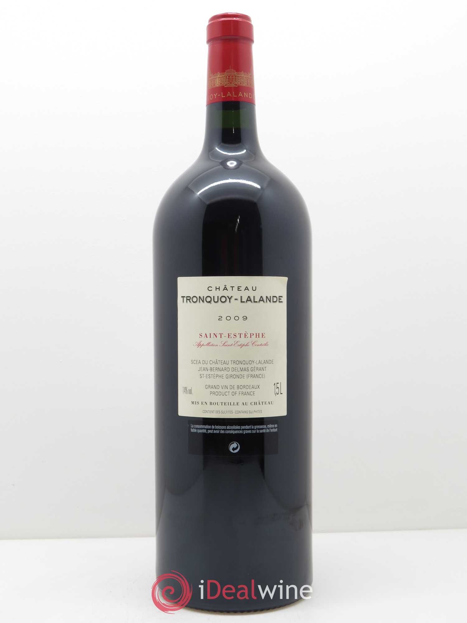 Château Tronquoy Lalande 2009 - Lot de 1 magnum - 1