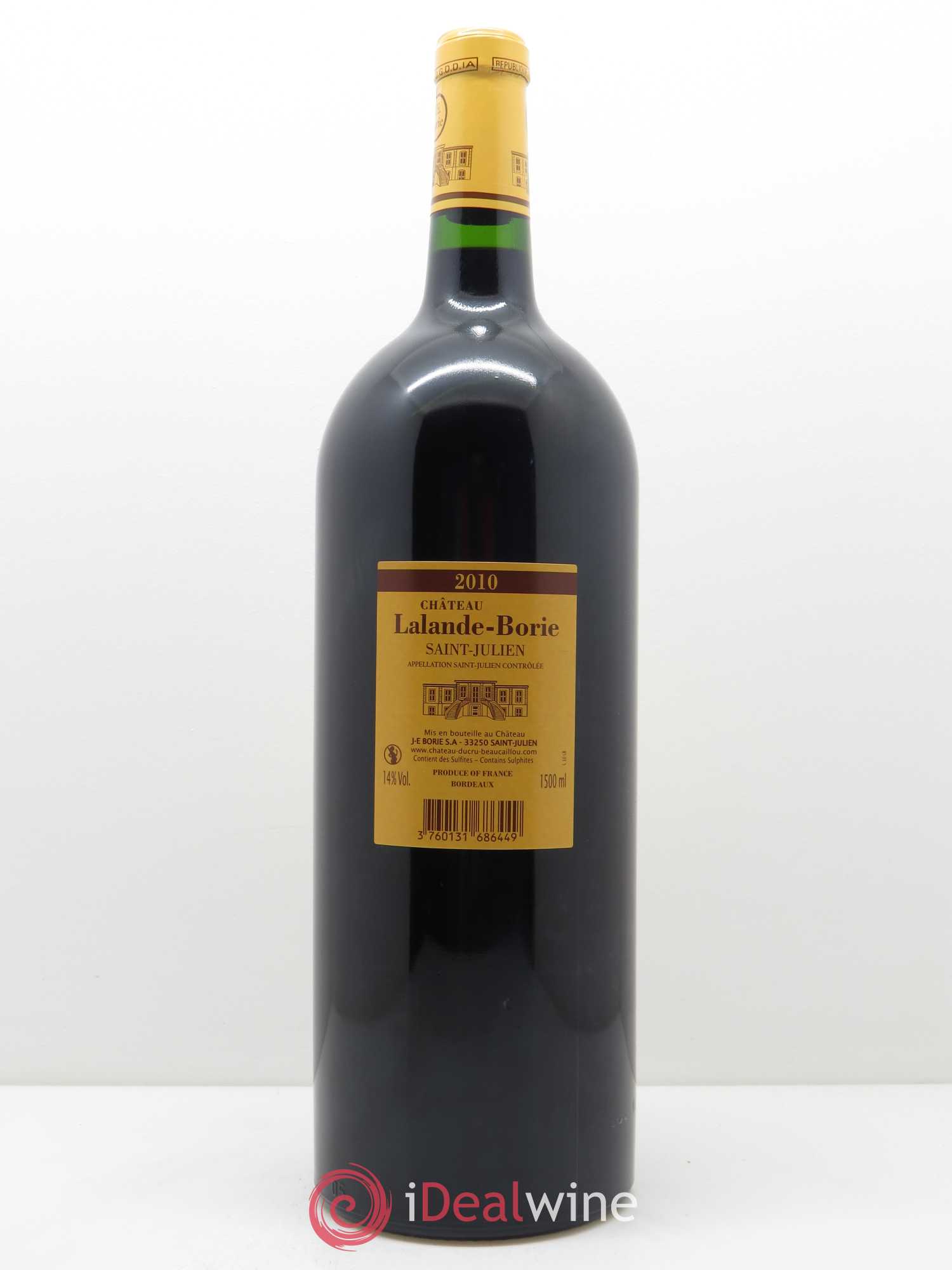 Château Lalande Borie 2010 - Lot of 1 magnum - 1