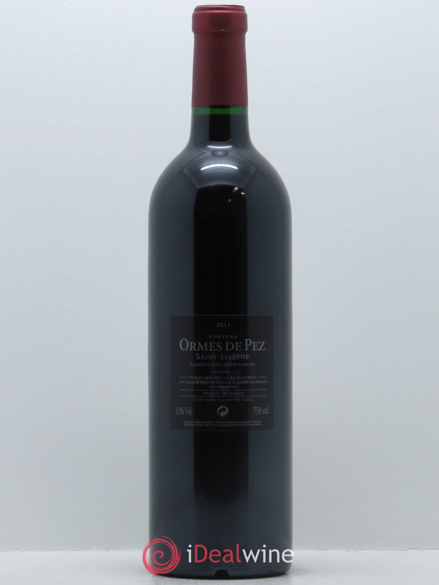 Château les Ormes de Pez (CBO à partir de 12 bts) 2011 - Lot de 1 bouteille - 1