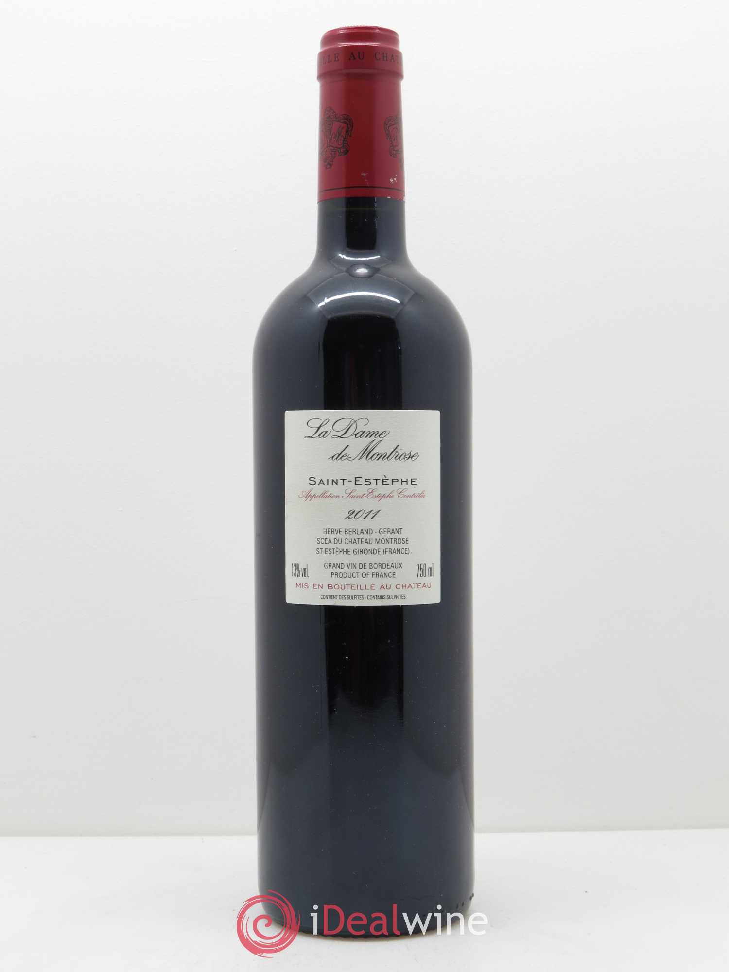 La Dame de Montrose Second Vin 2011 - Lot de 1 bouteille - 1