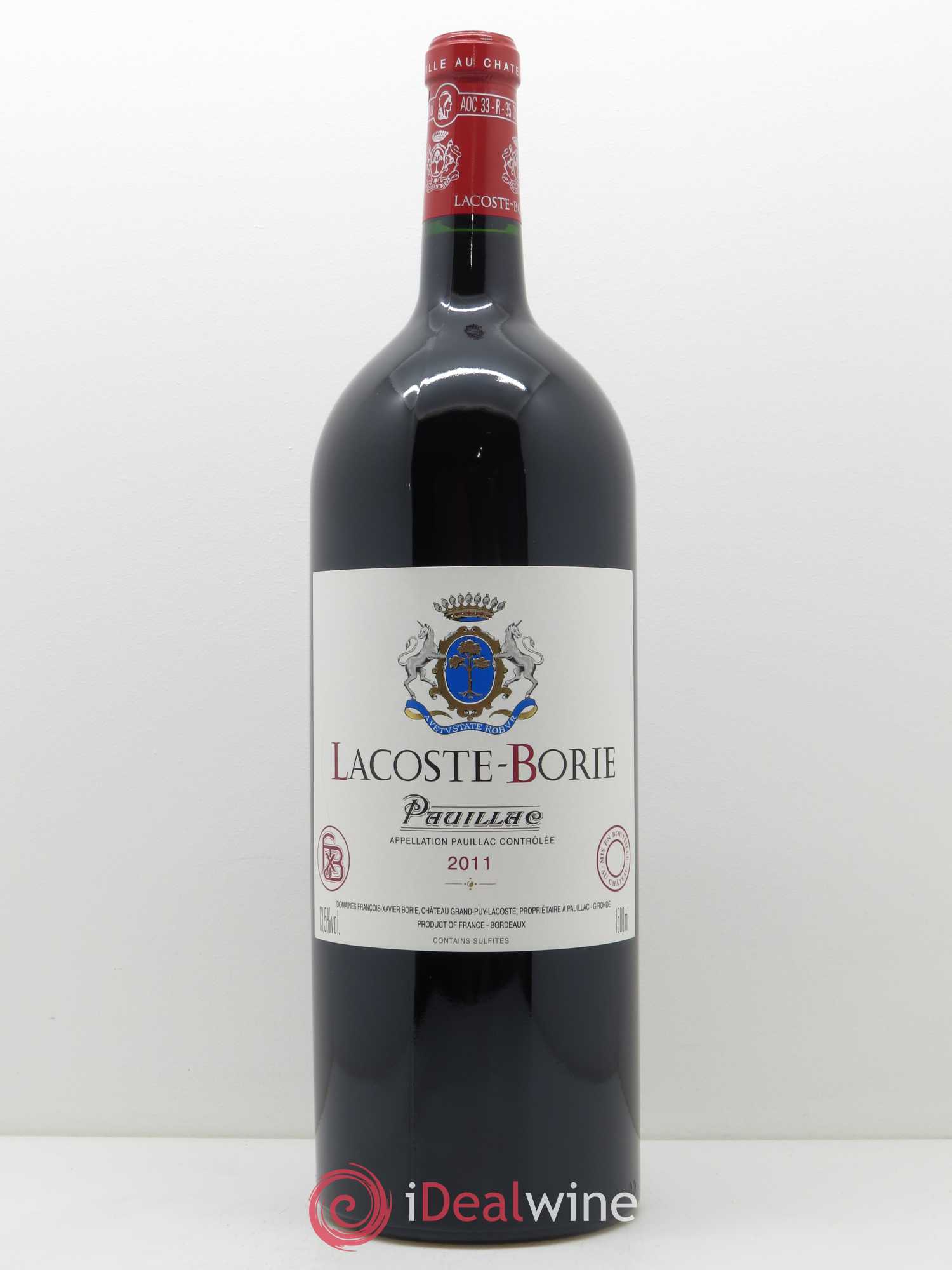 Lacoste Borie 2011 - Posten von 1 Magnum - 0