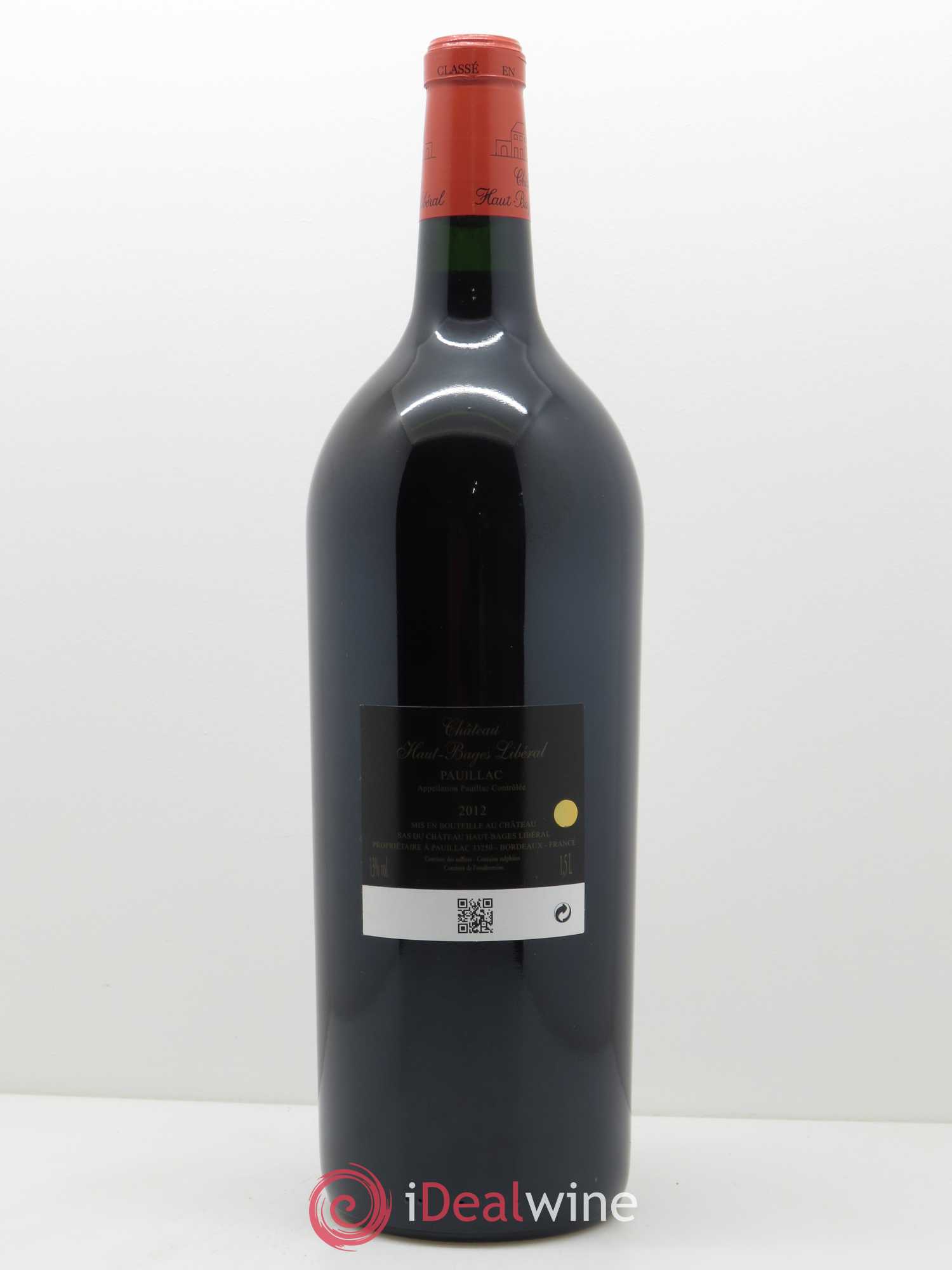 Château Haut Bages Libéral 5ème Grand Cru Classé 2012 - Lot de 1 magnum - 1