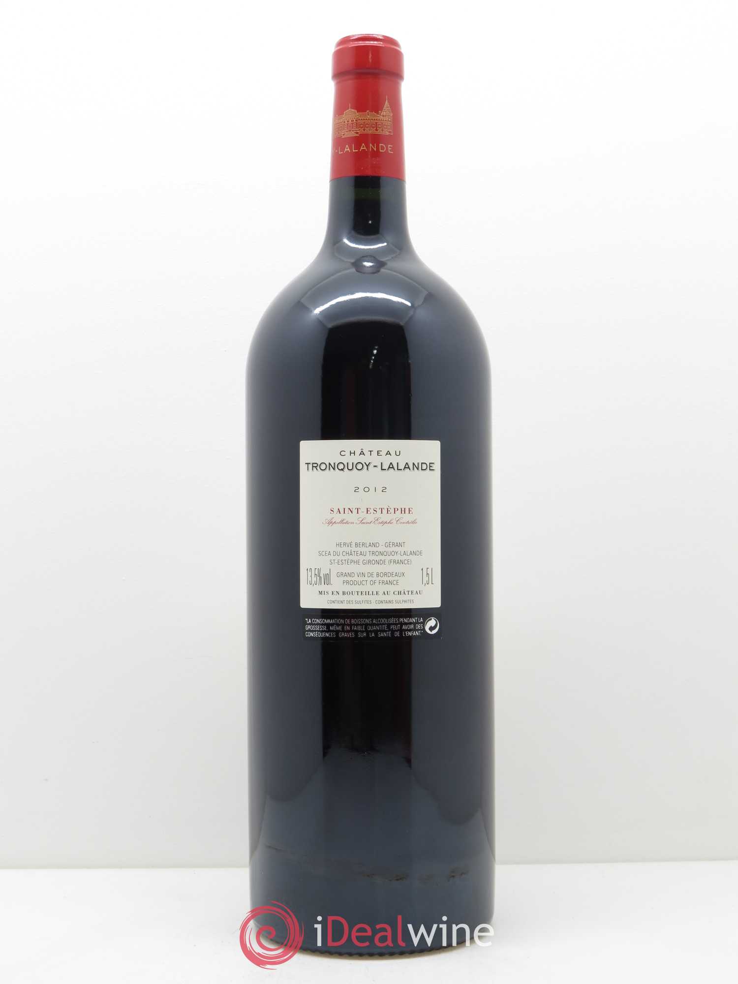 Château Tronquoy Lalande 2012 - Lot of 1 magnum - 1