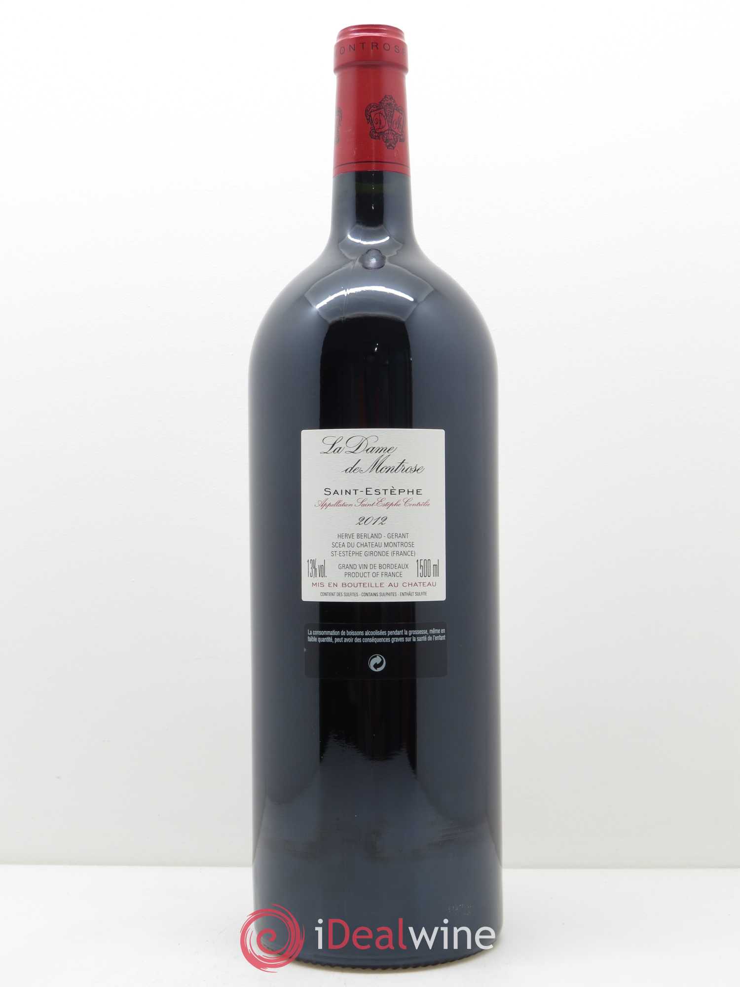 La Dame de Montrose Second Vin 2012 - Lot de 1 magnum - 1