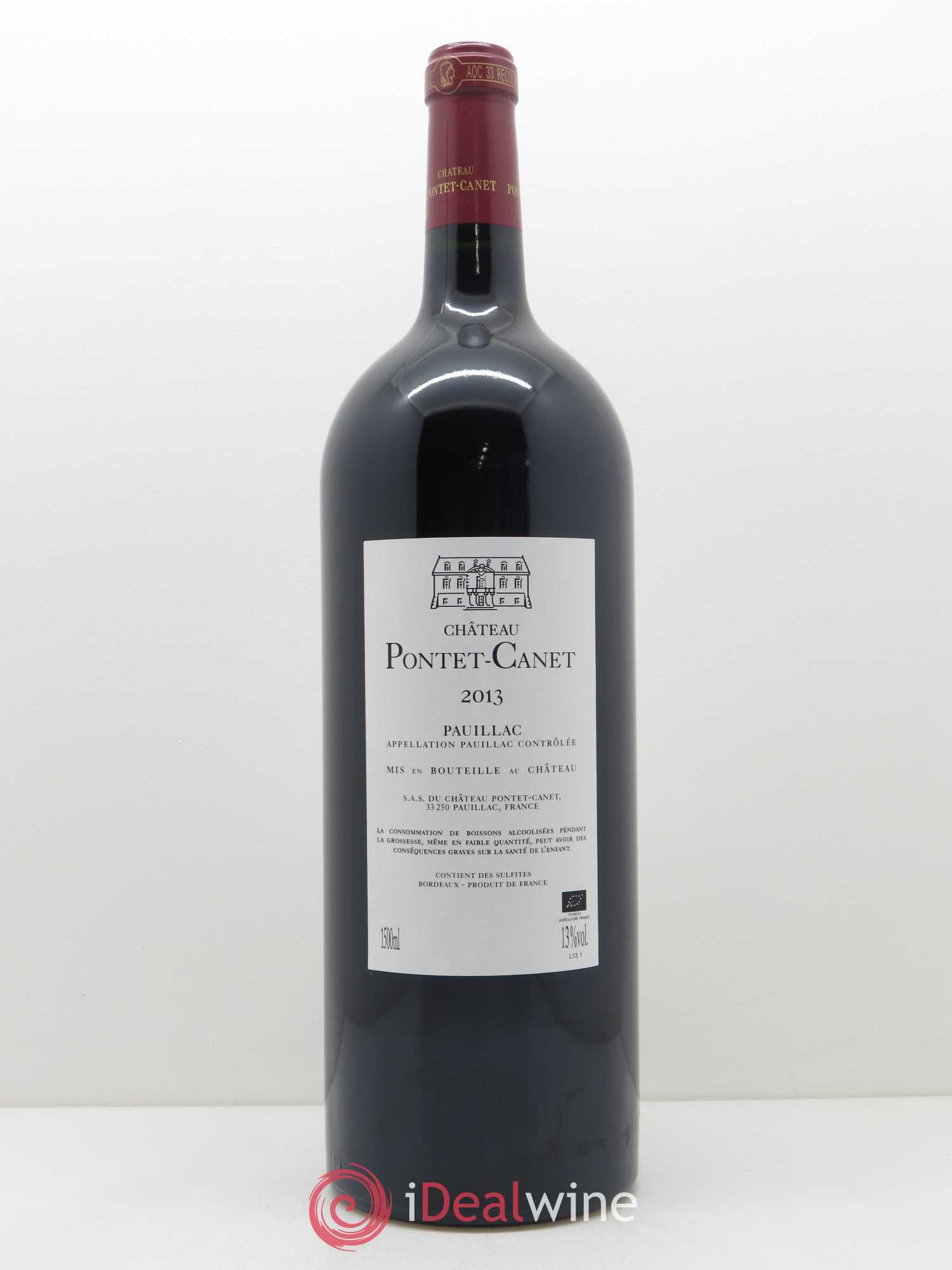 Château Pontet Canet 5ème Grand Cru Classé 2013 - Lot de 1 magnum - 1