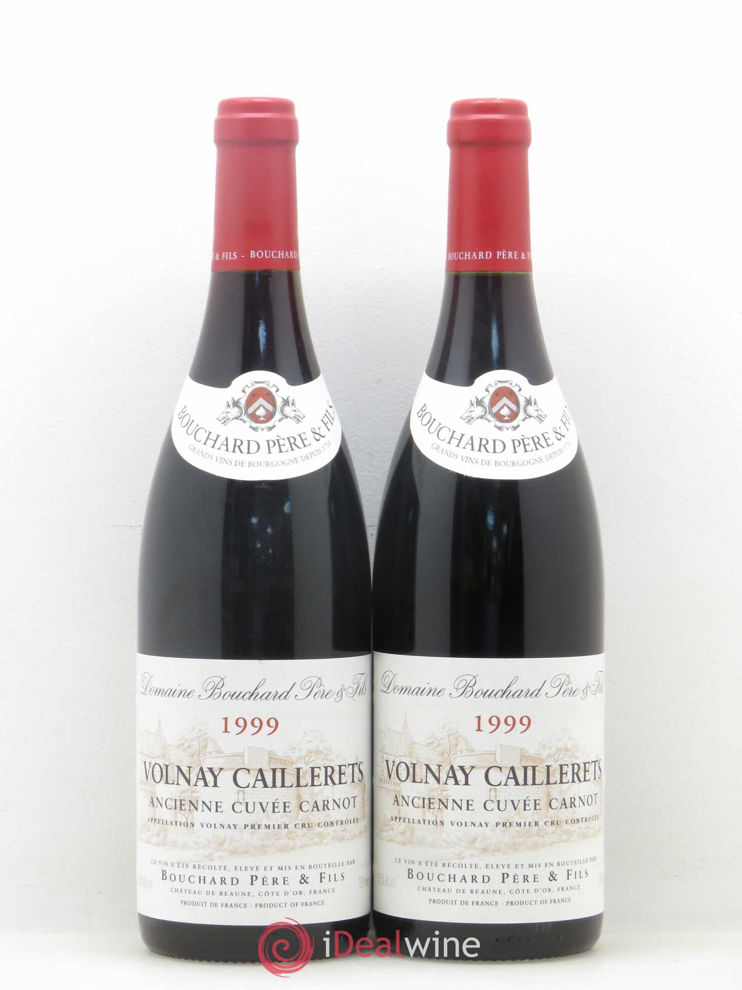 Volnay 1er Cru Caillerets - Ancienne Cuvée Carnot Bouchard Père & Fils 1999 - Lot de 2 bouteilles - 0