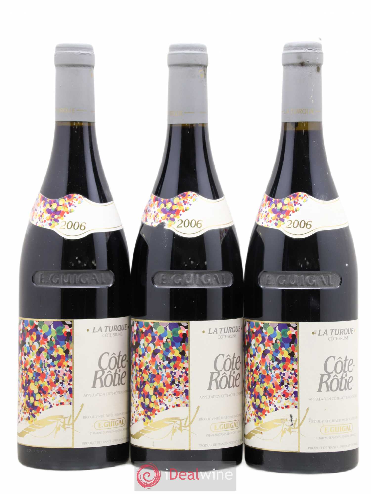 Côte-Rôtie La Turque Guigal 2006 - Lot de 3 bouteilles - 0