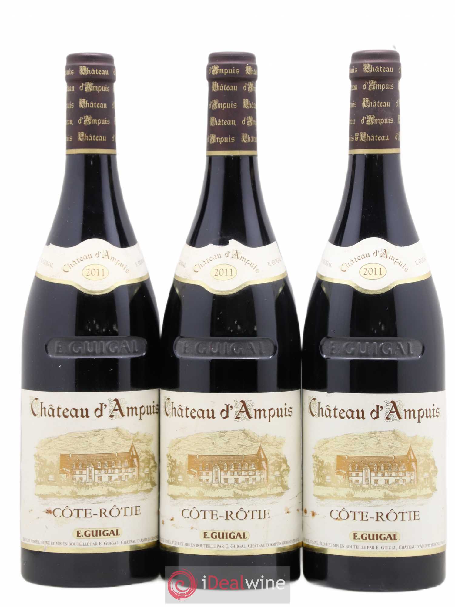 Côte-Rôtie Château d'Ampuis Guigal 2011 - Lot de 3 bouteilles - 0