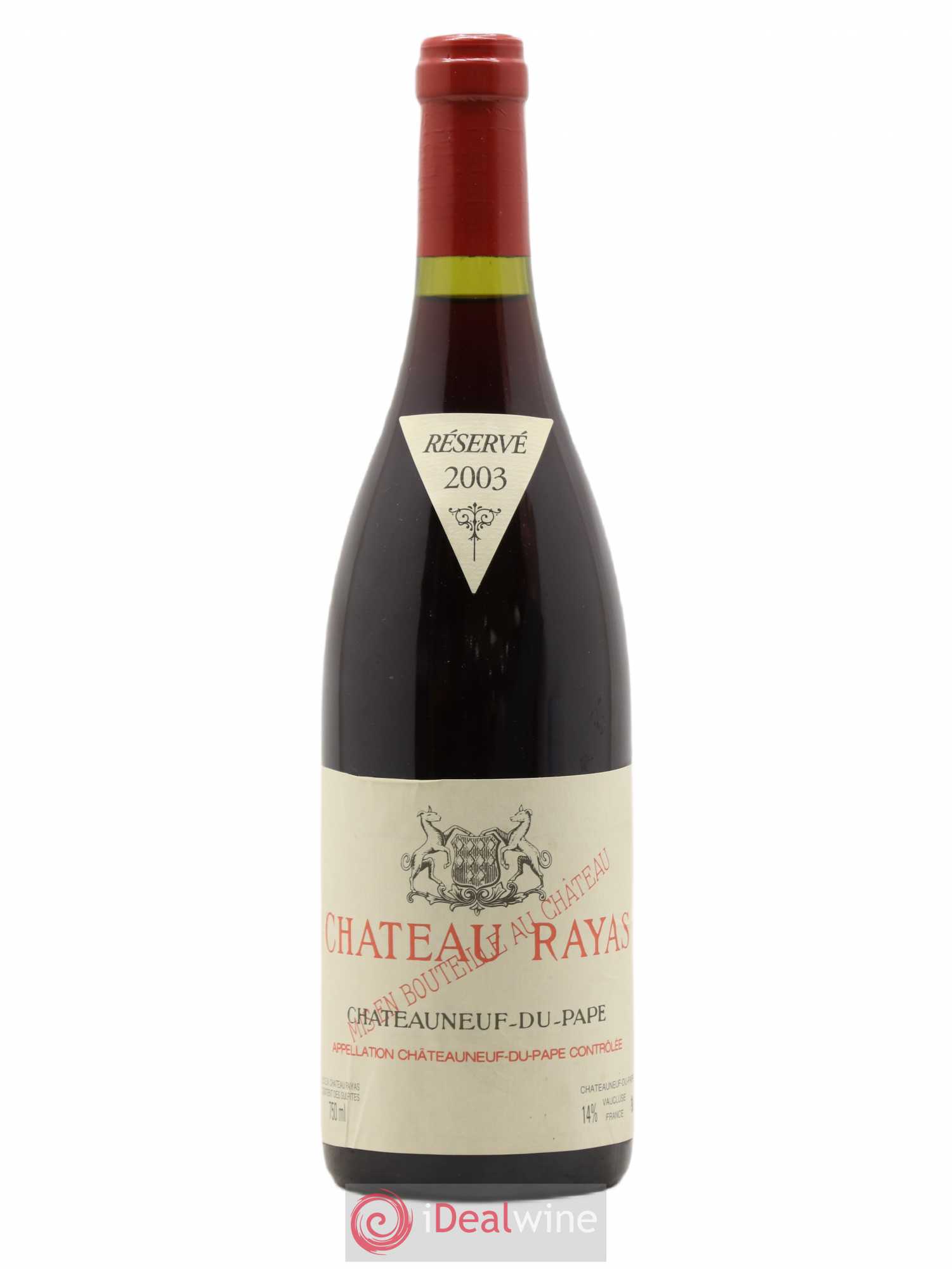 Châteauneuf-du-Pape Château Rayas Emmanuel Reynaud 2003 - Lot de 1 bouteille - 0