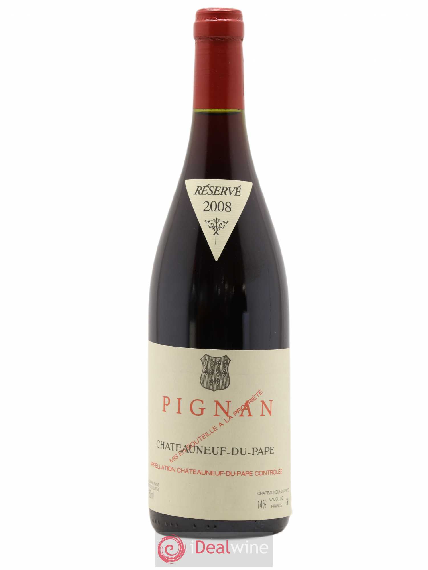Châteauneuf-du-Pape Pignan Emmanuel Reynaud 2008 - Lot de 1 bouteille - 0