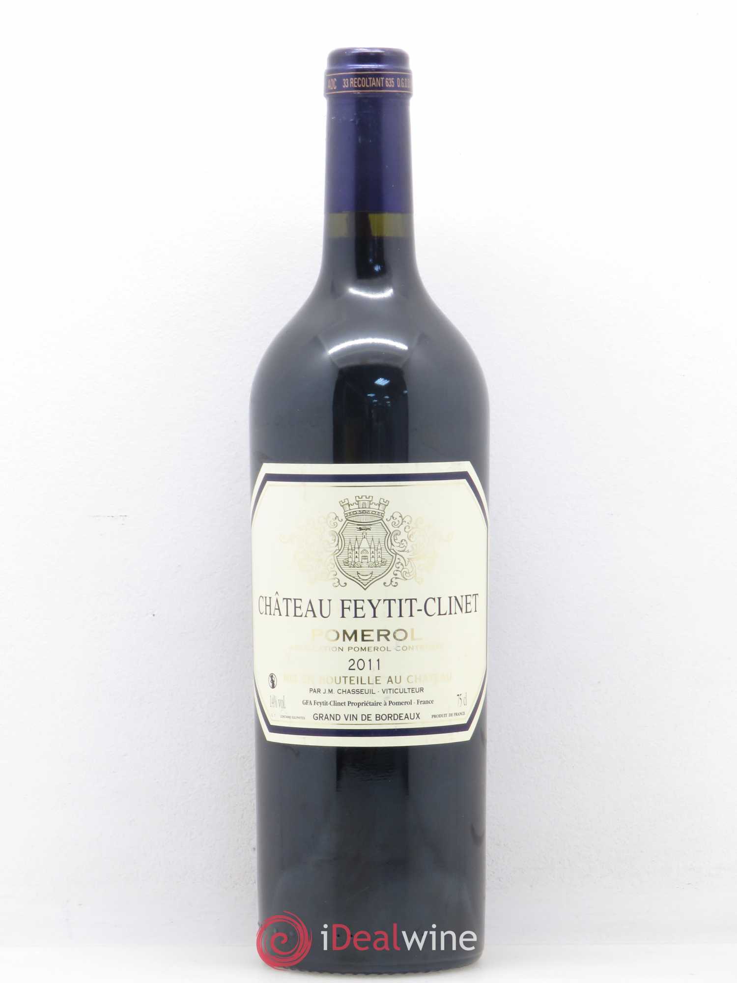 Château Feytit-Clinet 2011 - Lot de 1 bouteille - 0