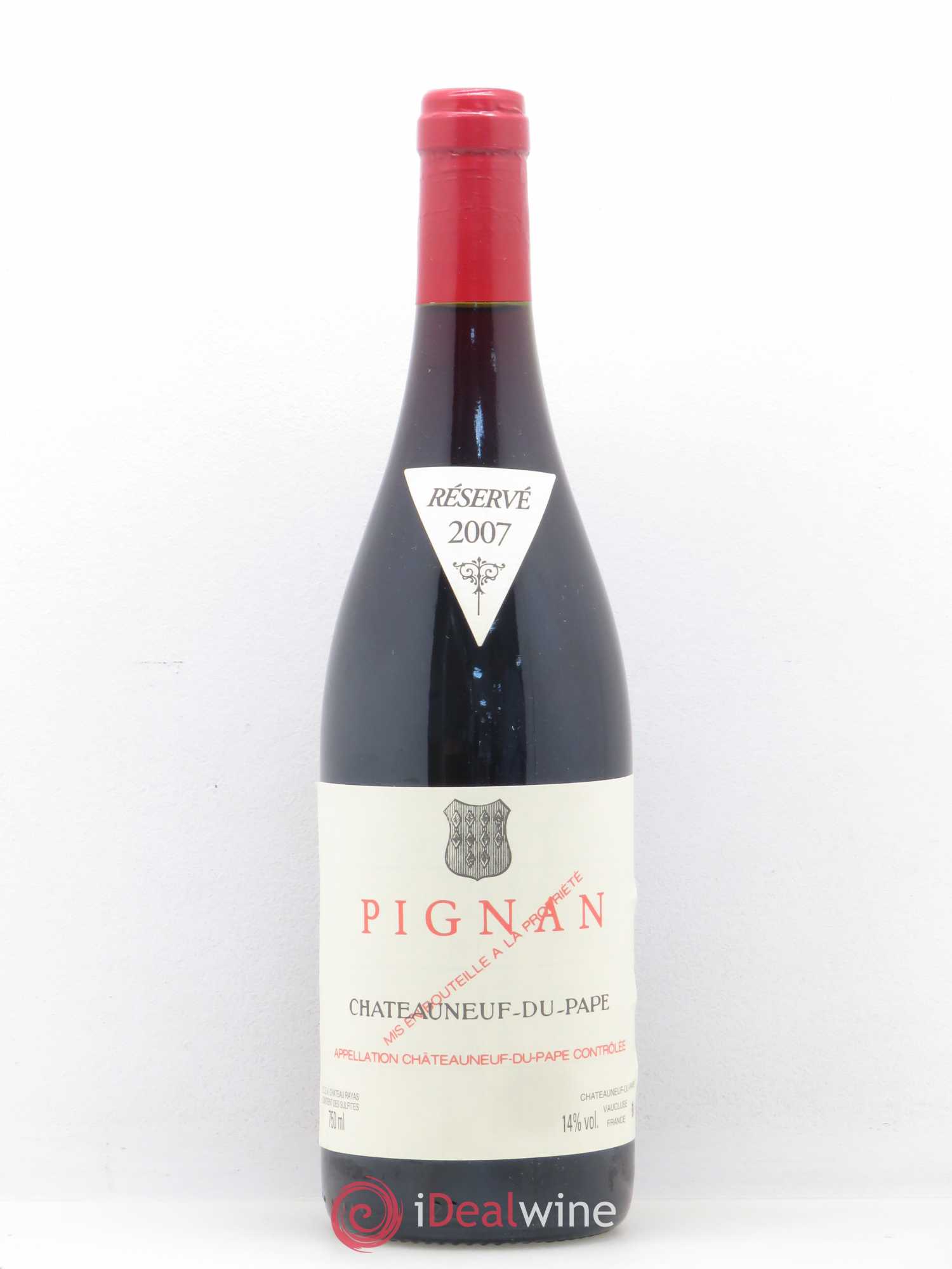 Châteauneuf-du-Pape Pignan Emmanuel Reynaud 2007 - Lot de 1 bouteille - 0