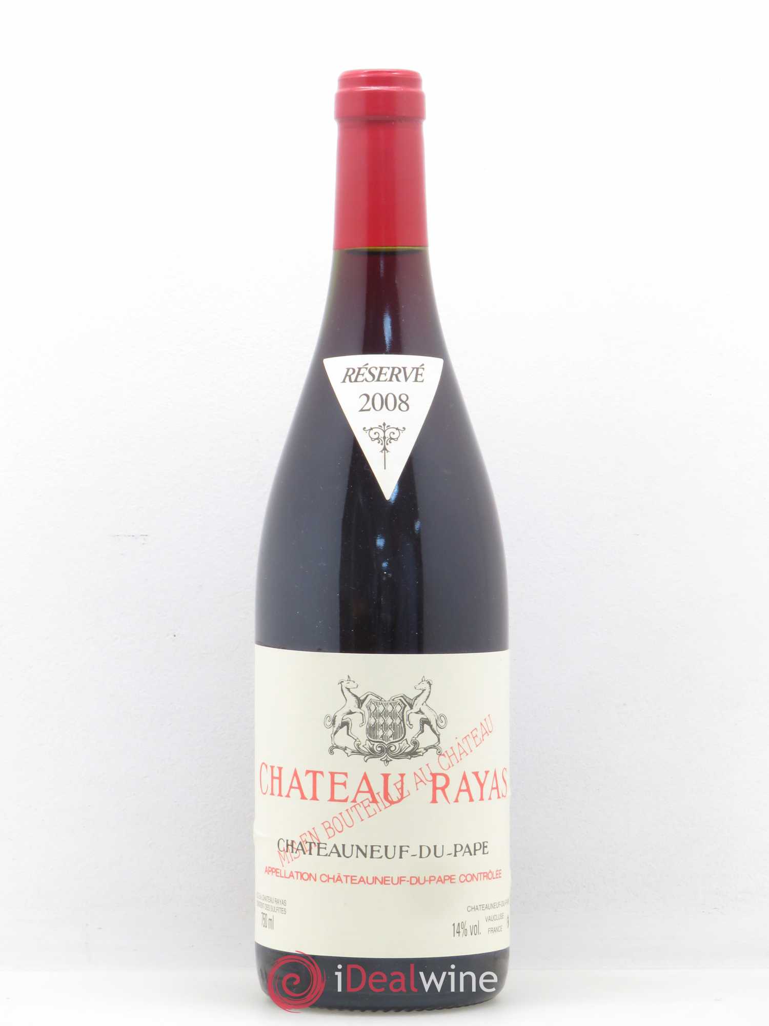 Châteauneuf-du-Pape Château Rayas Emmanuel Reynaud 2008 - Lot de 1 bouteille - 0