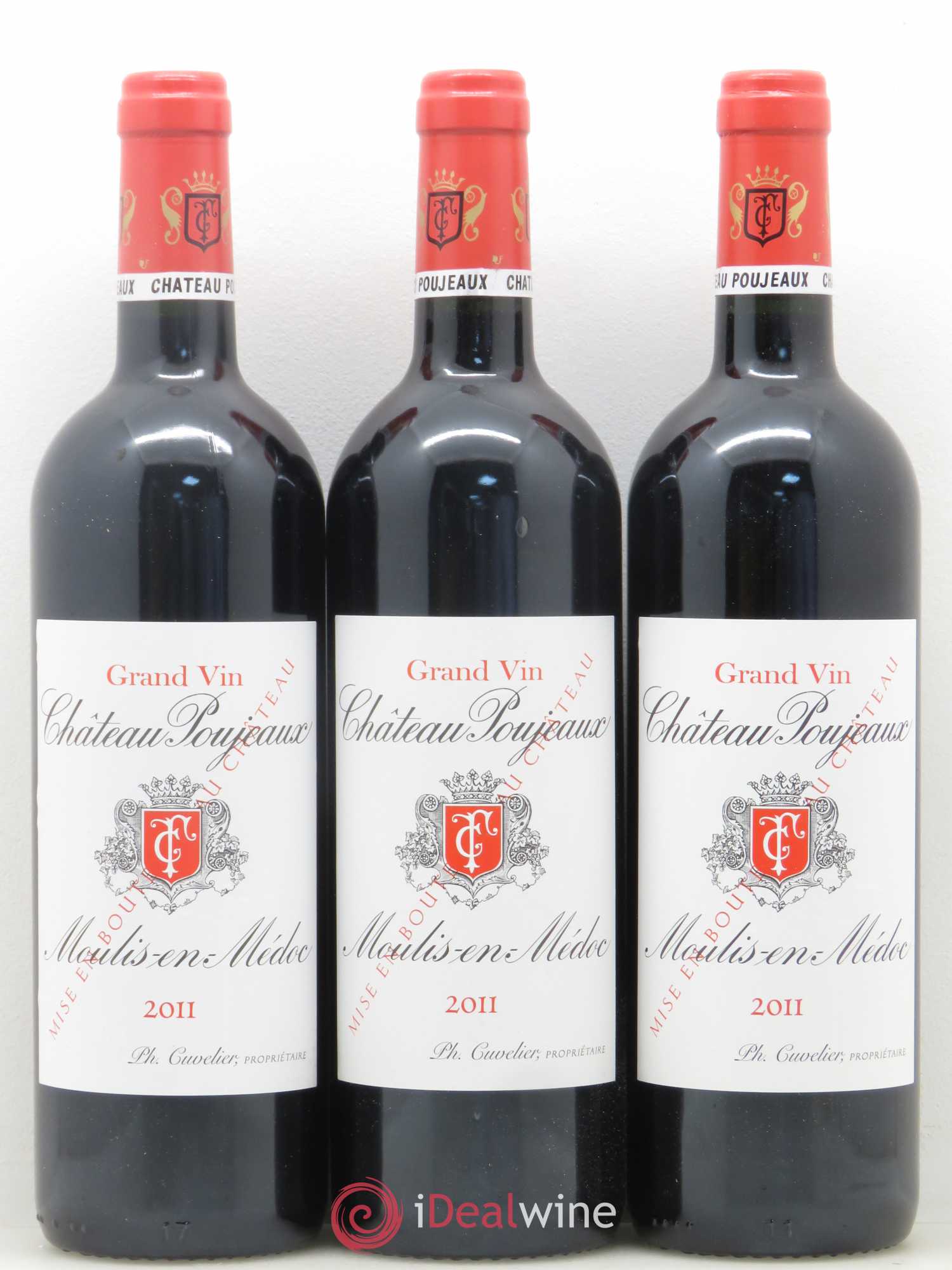 Château Poujeaux 2011 - Lot de 6 bouteilles - 1