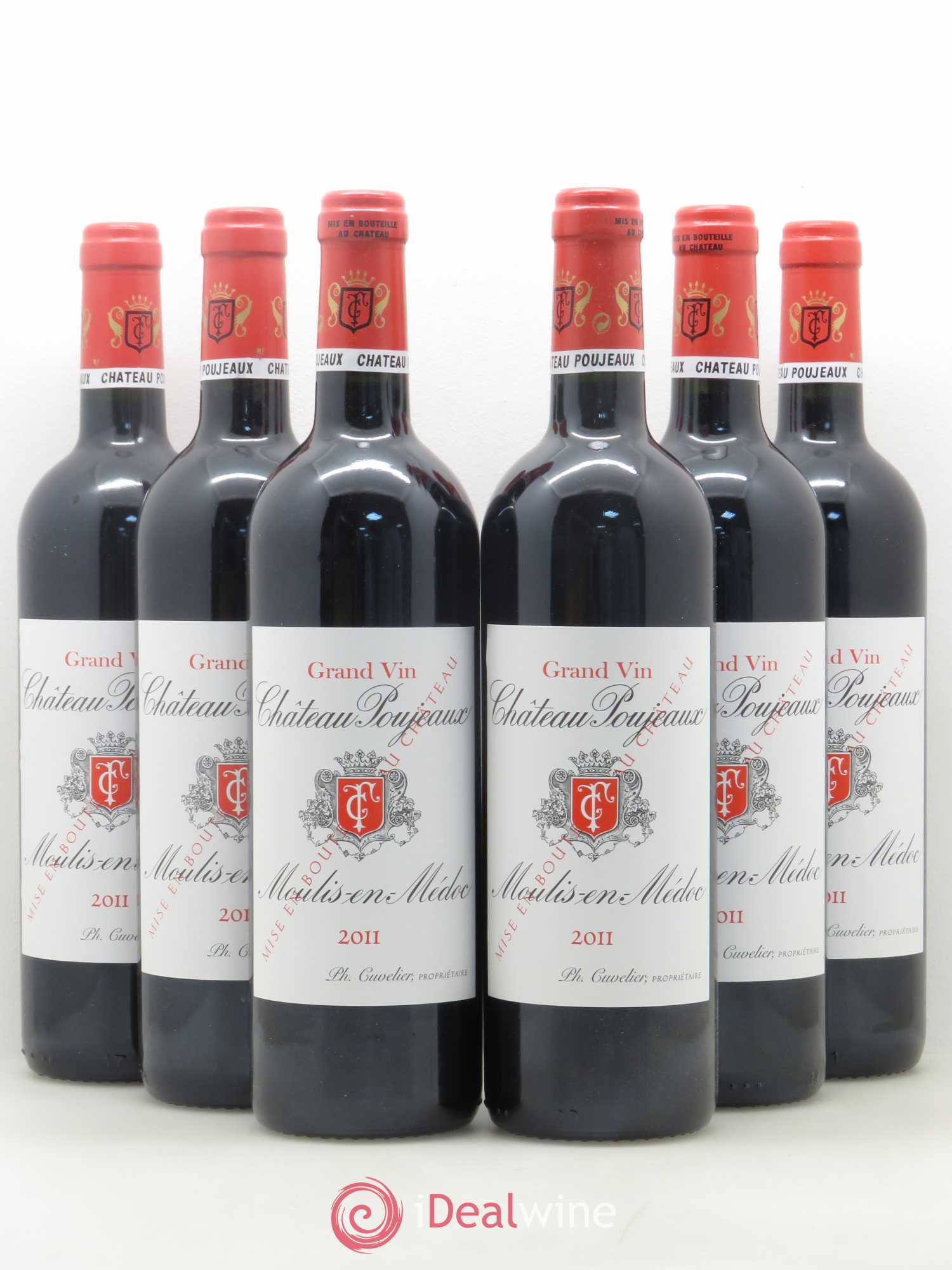 Château Poujeaux 2011 - Lot de 6 bouteilles - 0