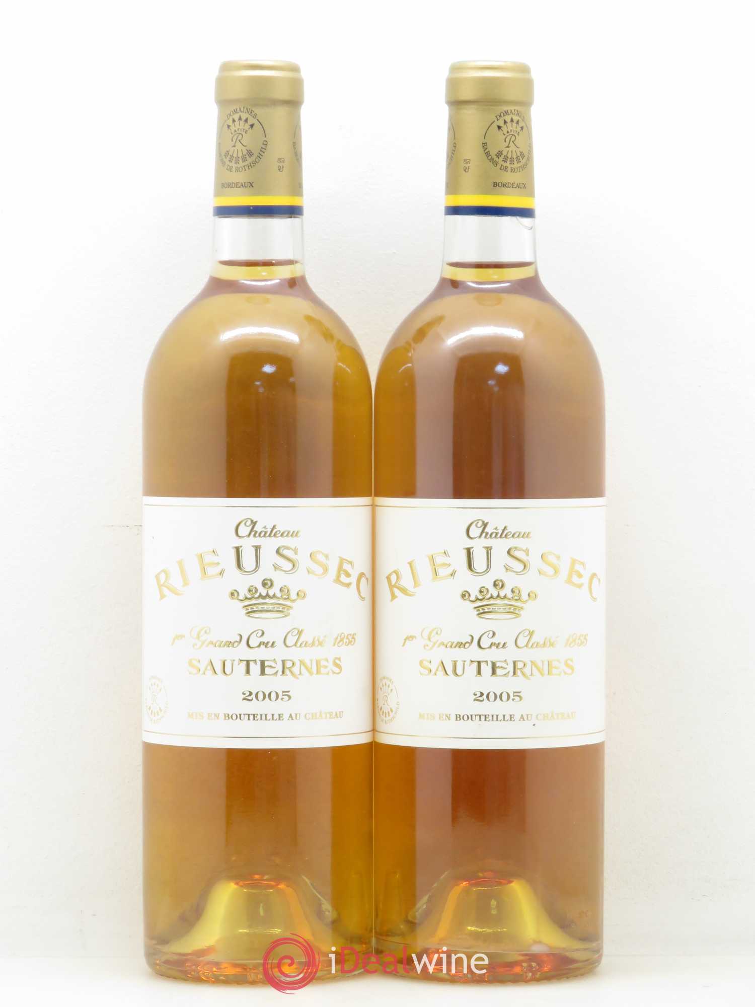 Château Rieussec 1er Grand Cru Classé 2005 - Lotto di 2 bottiglie - 0