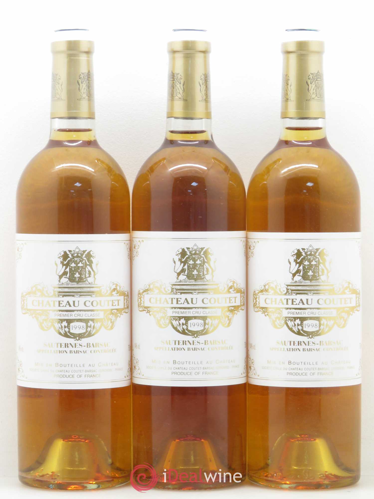 Château Coutet 1er Grand Cru Classé 1998 - Lotto di 6 bottiglie - 2