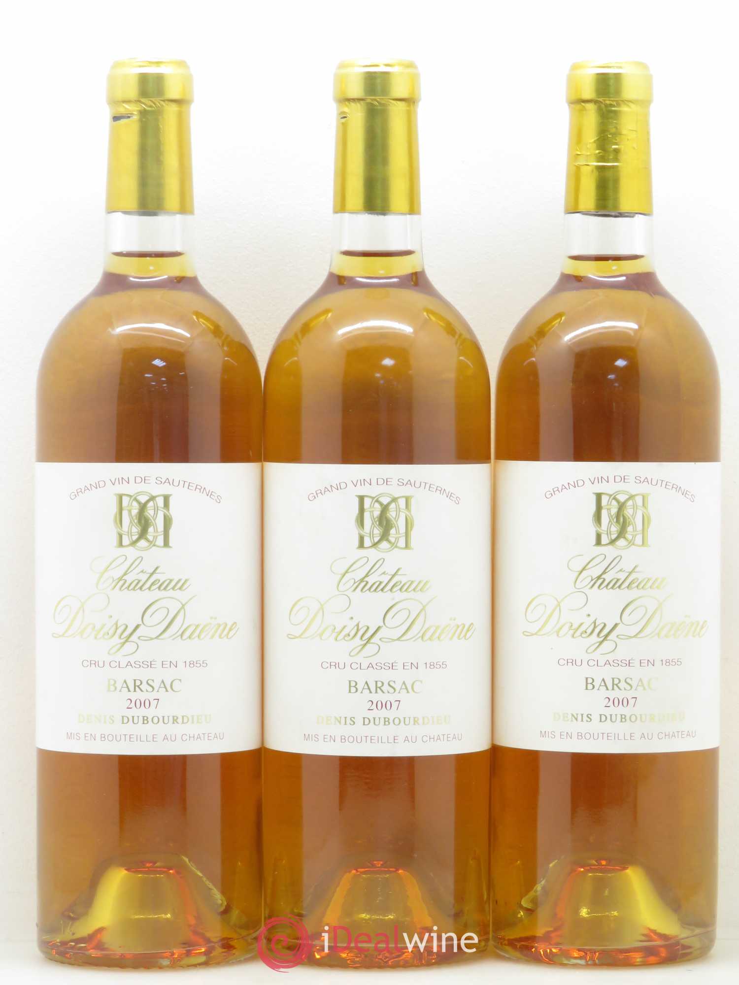 Château Doisy Daëne 2ème Grand Cru Classé 2007 - Lotto di 3 bottiglie - 0