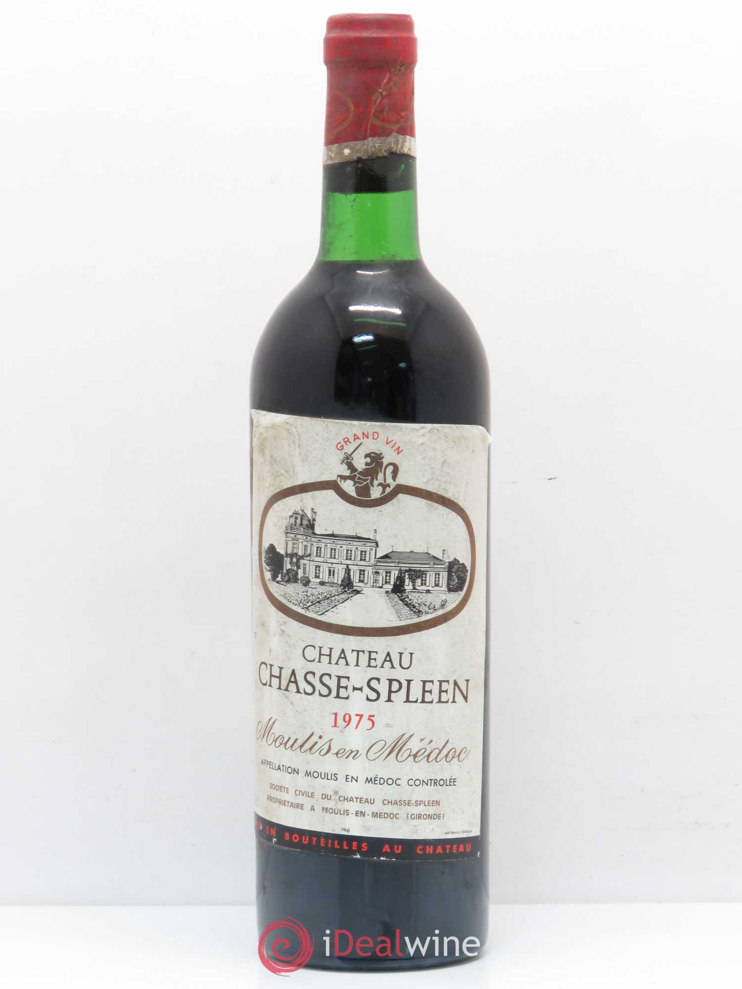 Château Chasse Spleen 1975 - Lot de 1 bouteille - 0