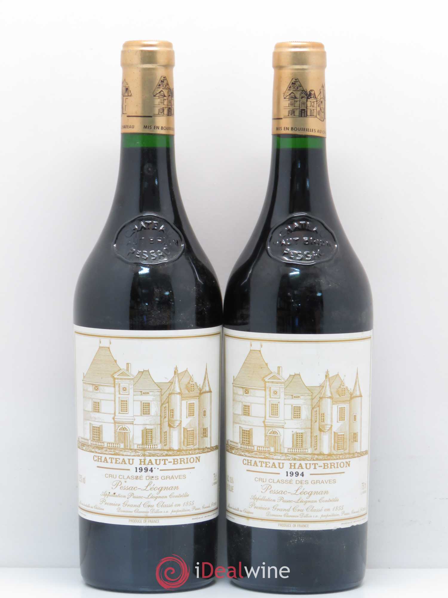 Château Haut Brion 1er Grand Cru Classé 1994 - Lot de 2 bouteilles - 0