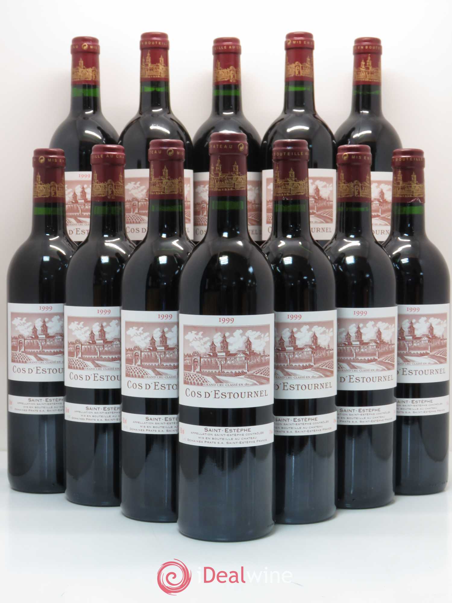 Cos d'Estournel 2ème Grand Cru Classé 1999 - Lot de 12 bouteilles - 0