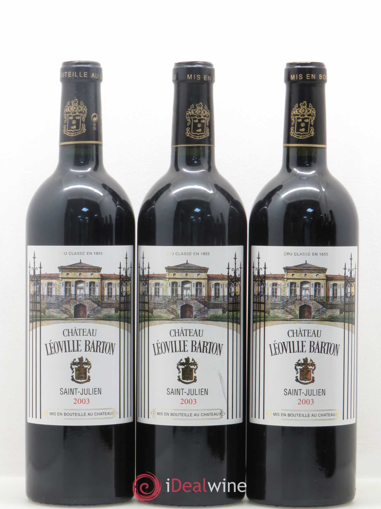 Château Léoville Barton 2ème Grand Cru Classé 2003 - Lot de 6 bouteilles - 1