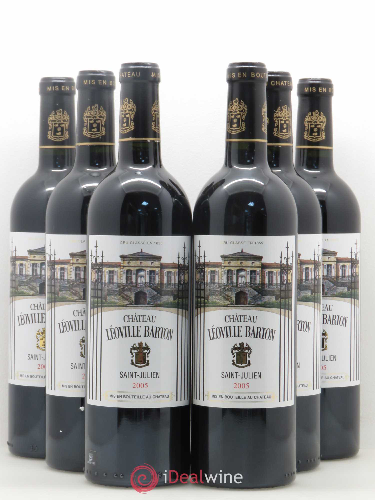 Château Léoville Barton 2ème Grand Cru Classé 2005 - Lot de 6 bouteilles - 0