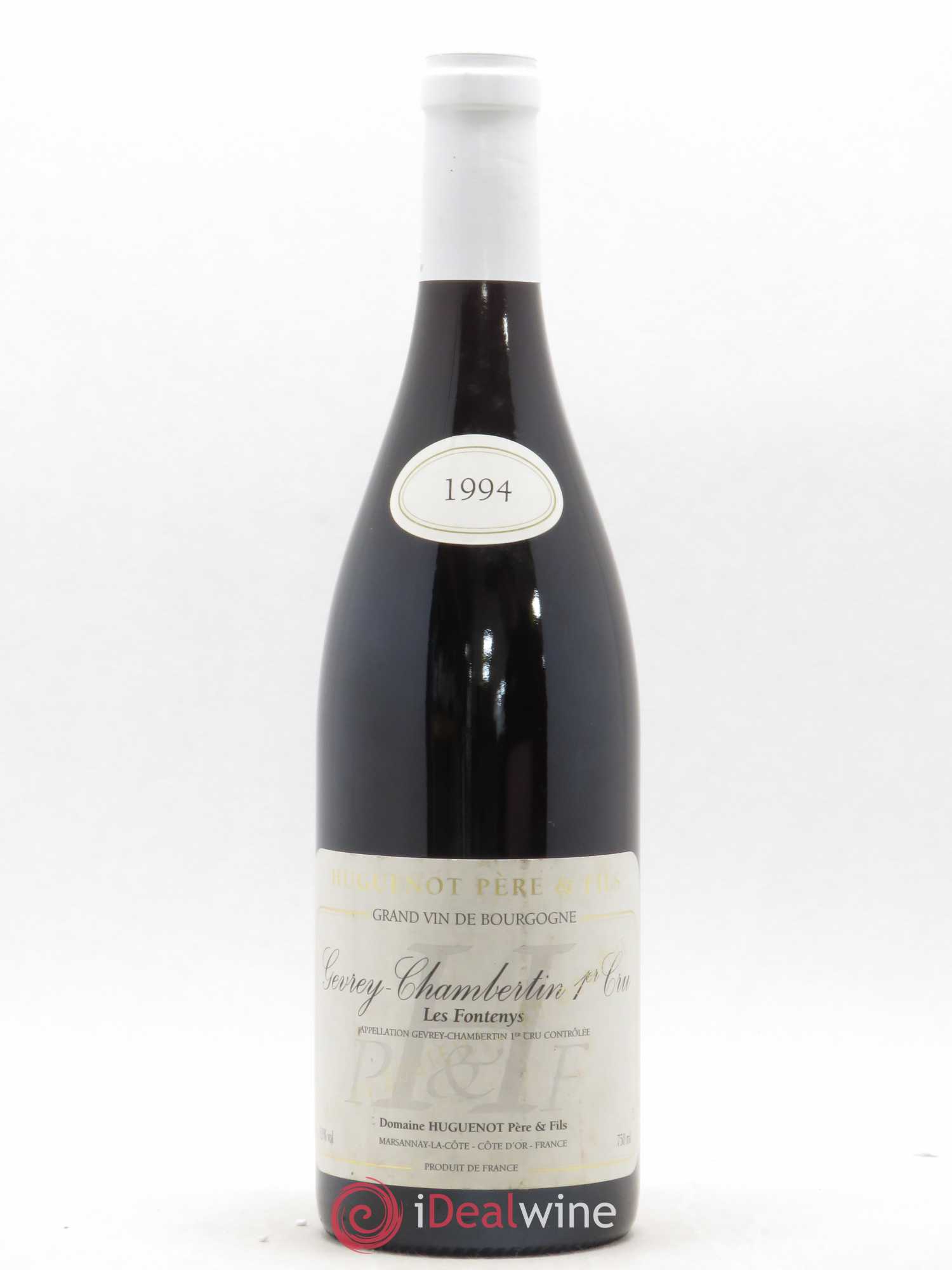 Gevrey-Chambertin 1er Cru Les Fontenys Huguenot 1994 - Posten von 1 Flasche - 0