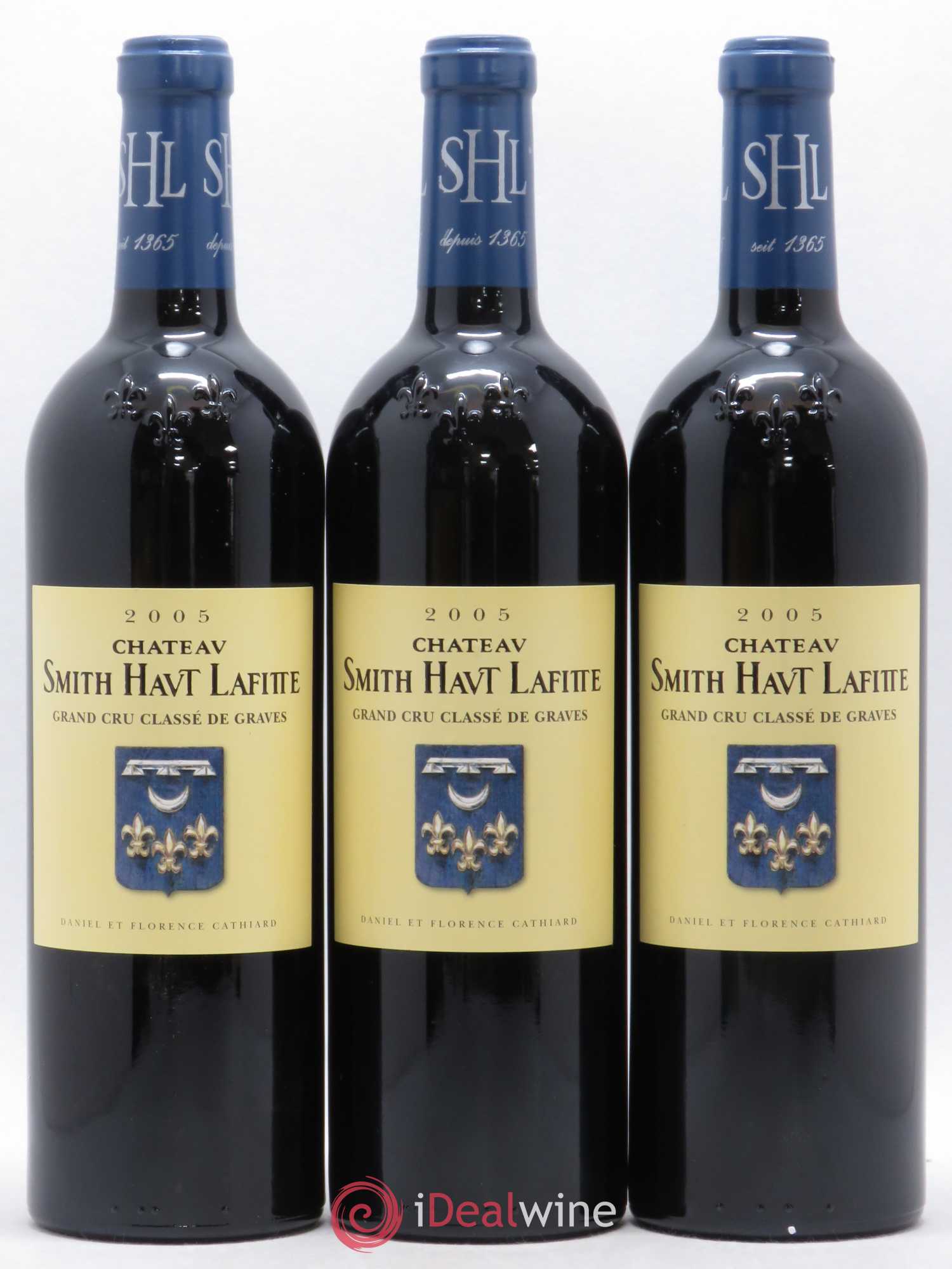 Château Smith Haut Lafitte Cru Classé de Graves 2005 - Lot de 3 bouteilles - 0