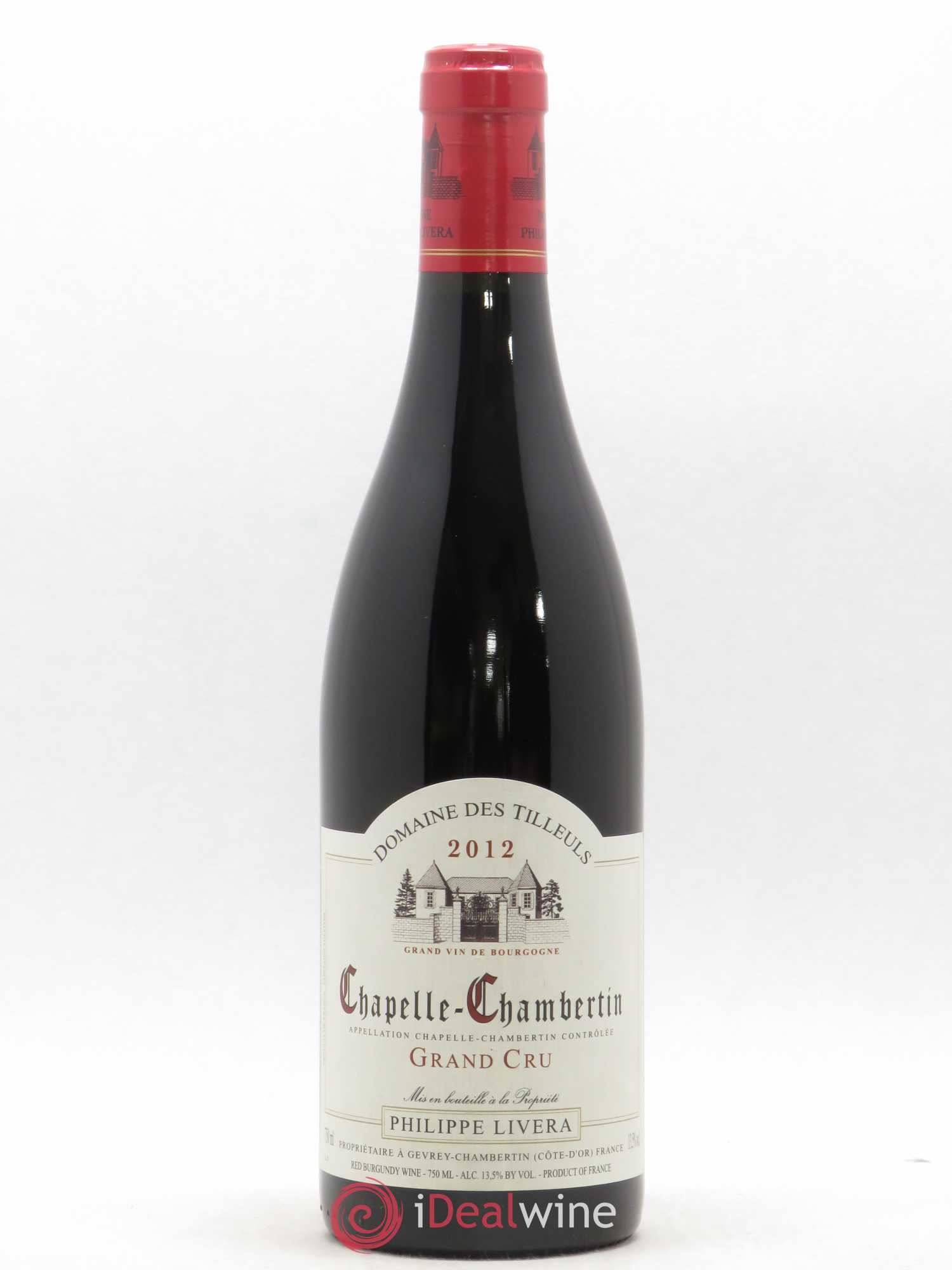Chapelle-Chambertin Grand Cru Tilleuls (Domaine des) - Philippe Livera 2012 - Lot de 1 bouteille - 0