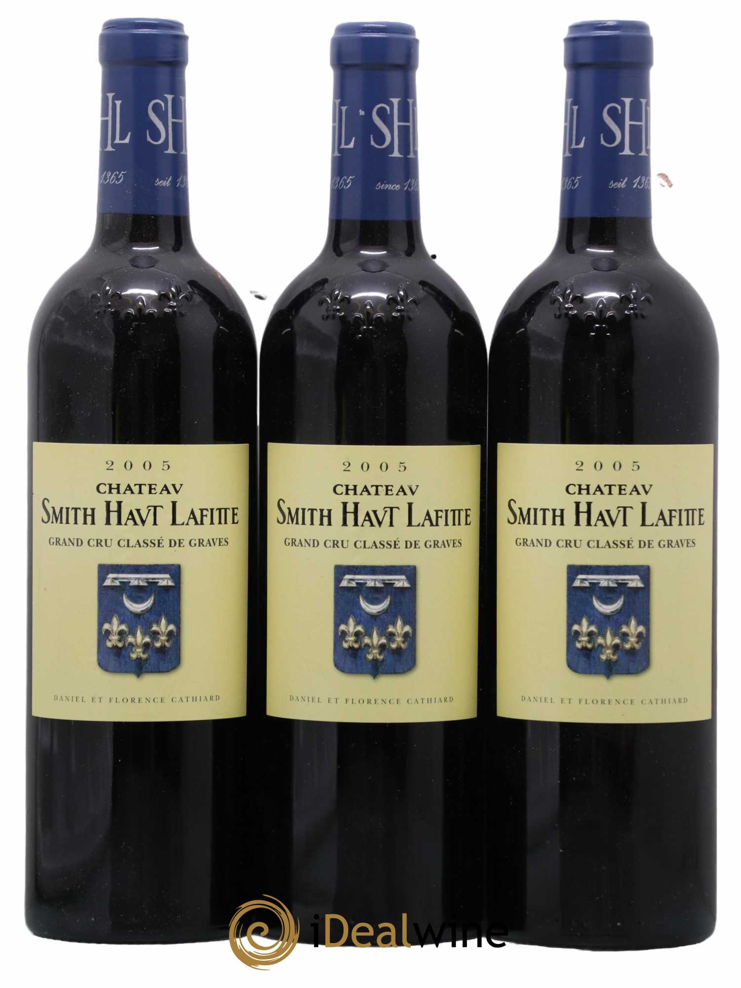 Château Smith Haut Lafitte Cru Classé de Graves 2005 - Lot de 3 bouteilles - 0