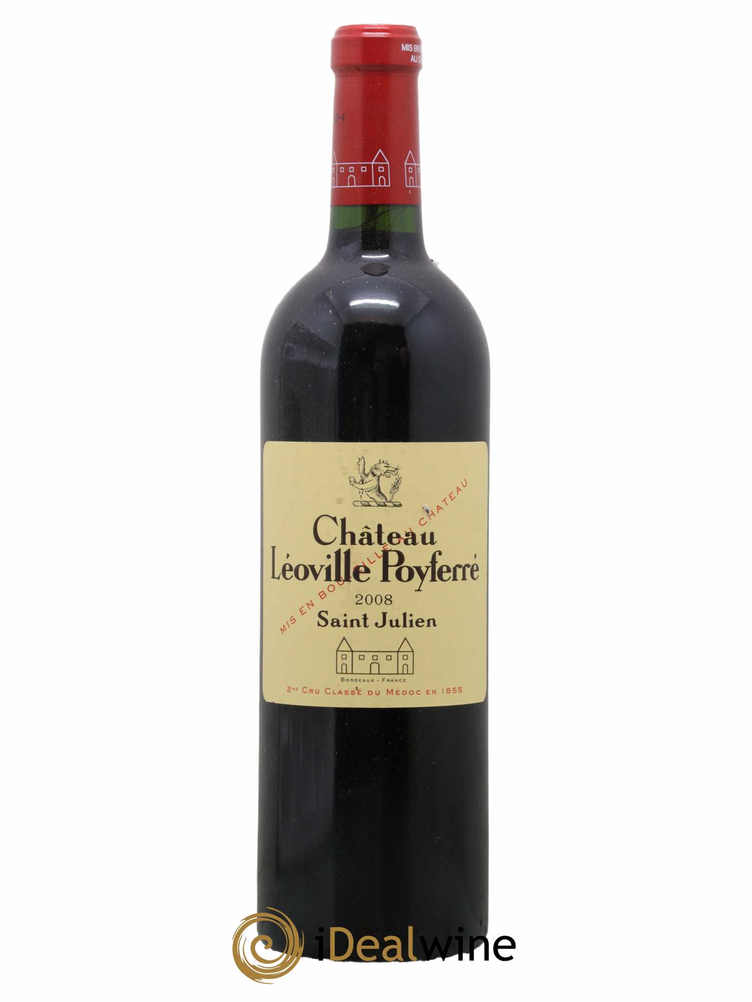 Château Léoville Poyferré 2ème Grand Cru Classé 2008 - Lot de 1 bouteille - 0