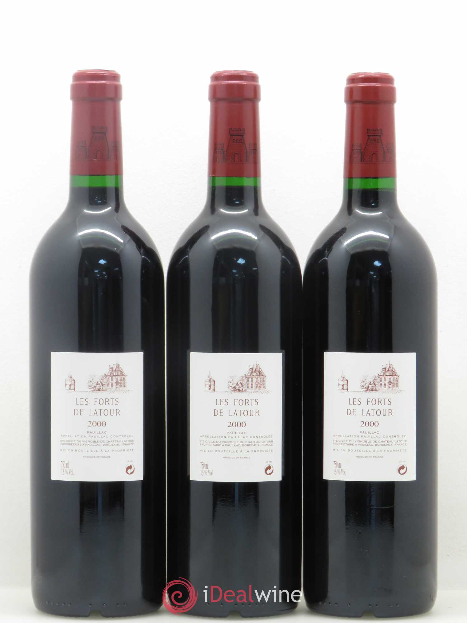 Les Forts de Latour Second Vin 2000 - Lot de 6 bouteilles - 4