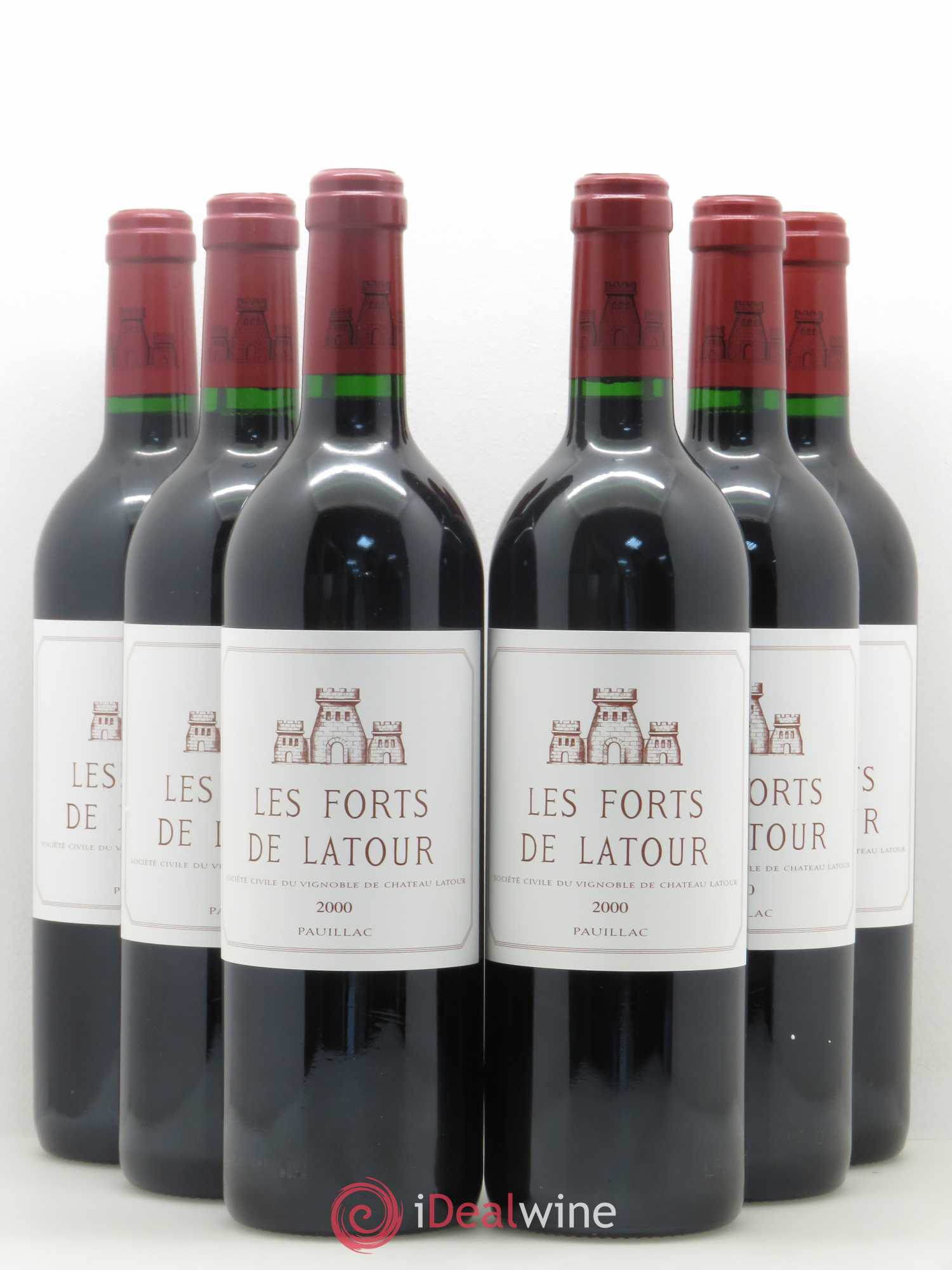 Les Forts de Latour Second Vin 2000 - Lot de 6 bouteilles - 0