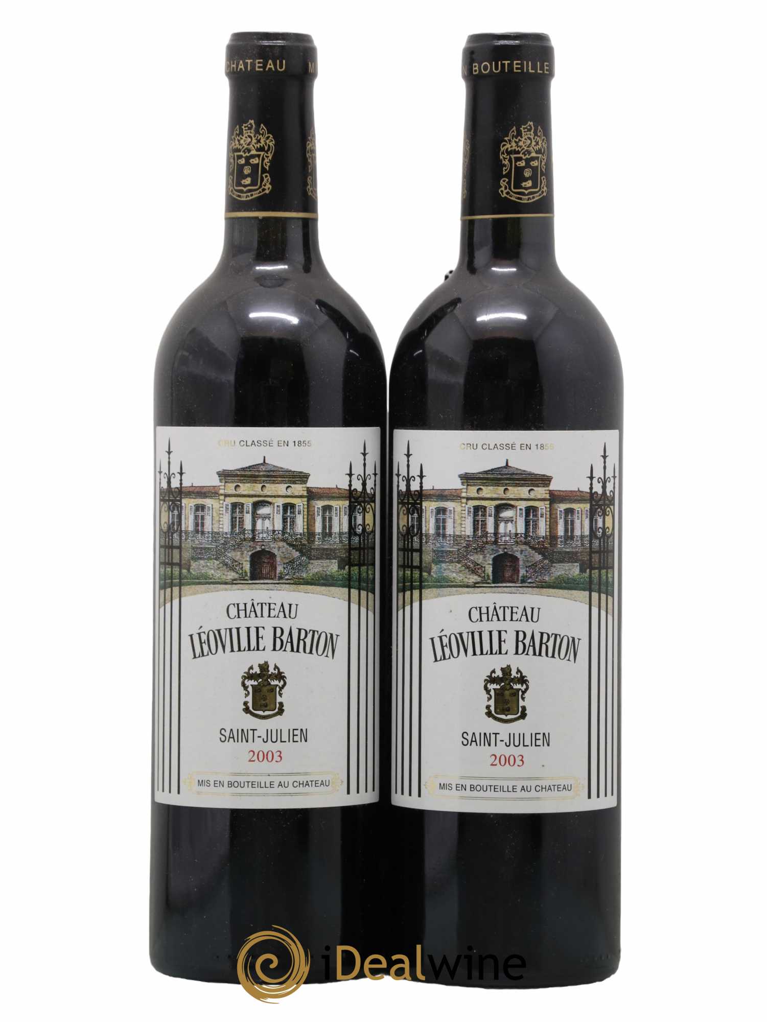 Château Léoville Barton 2ème Grand Cru Classé 2003 - Lot de 2 bouteilles - 0