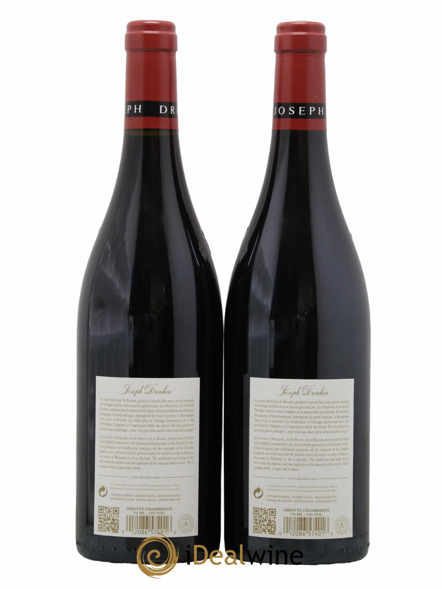 Griotte-Chambertin Grand Cru Joseph Drouhin 2009 - Lotto di 2 bottiglie - 1