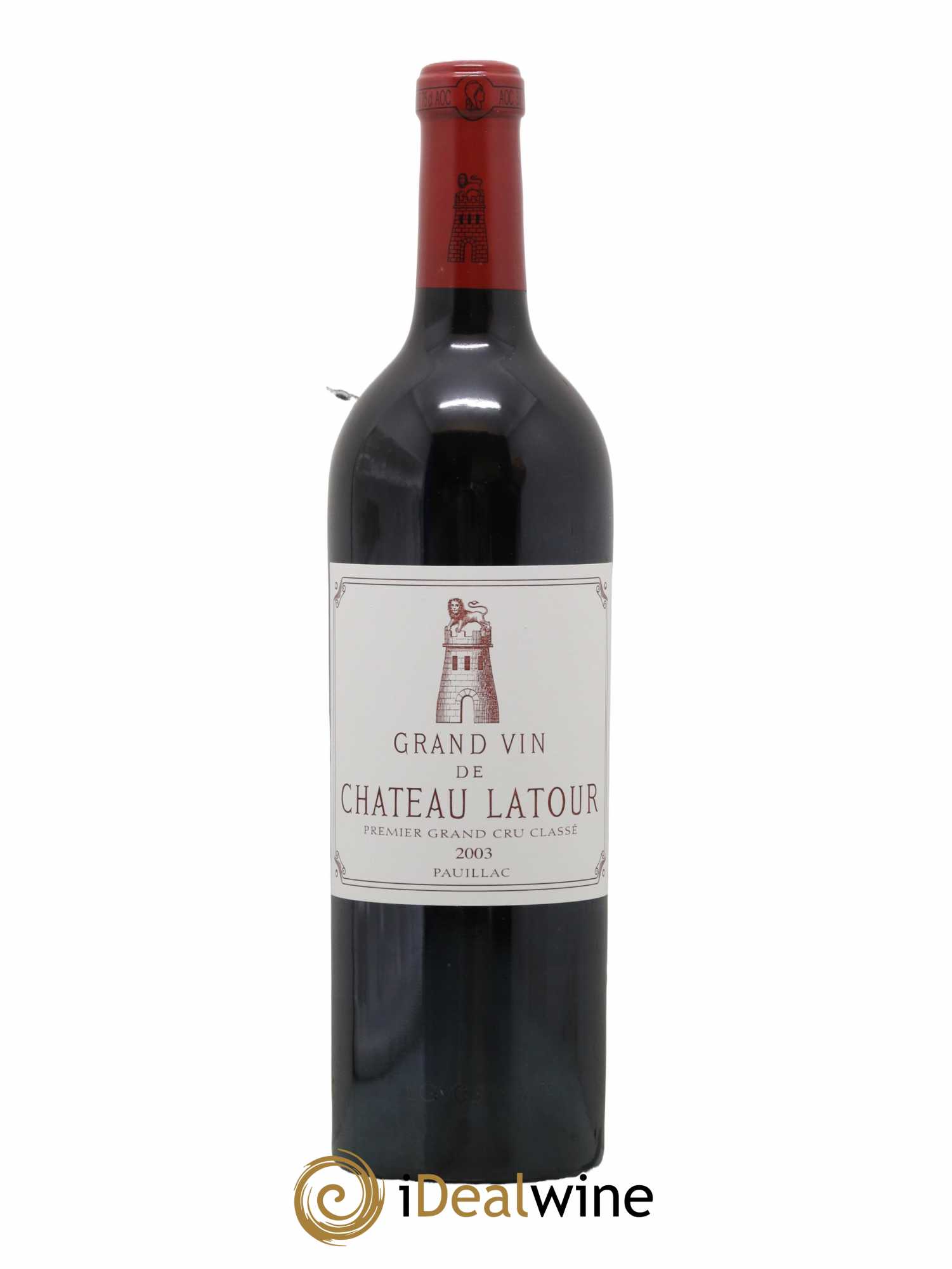 Château Latour 1er Grand Cru Classé 2003 - Lot de 1 bouteille - 0